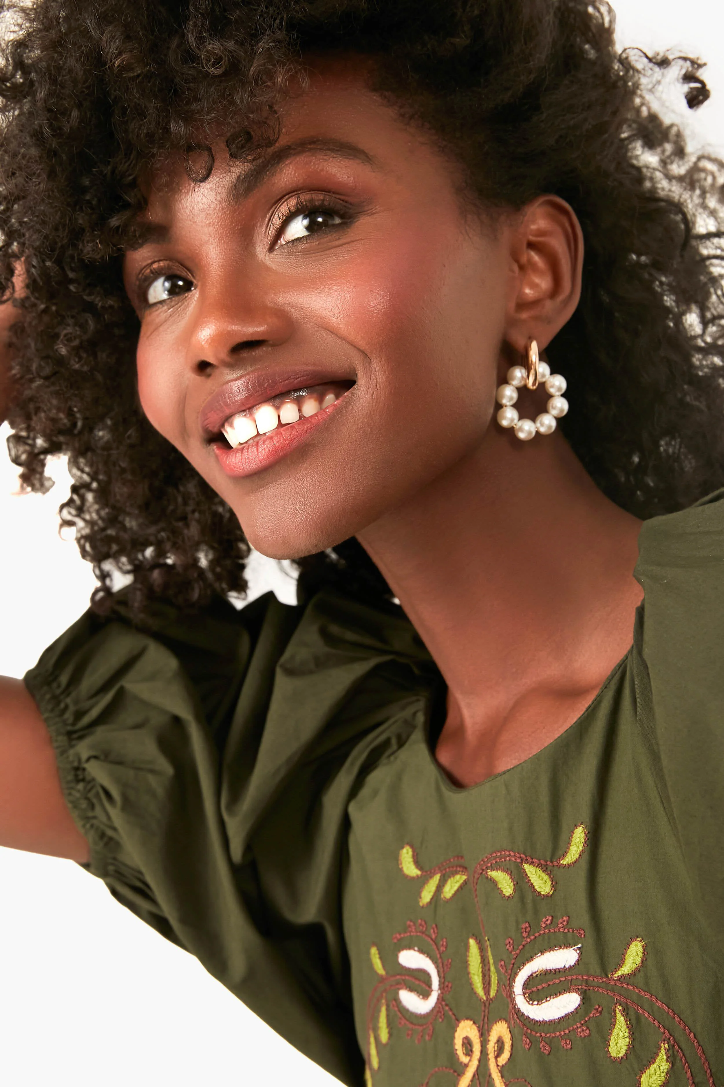 Gold Tyson Hoops - Image 2