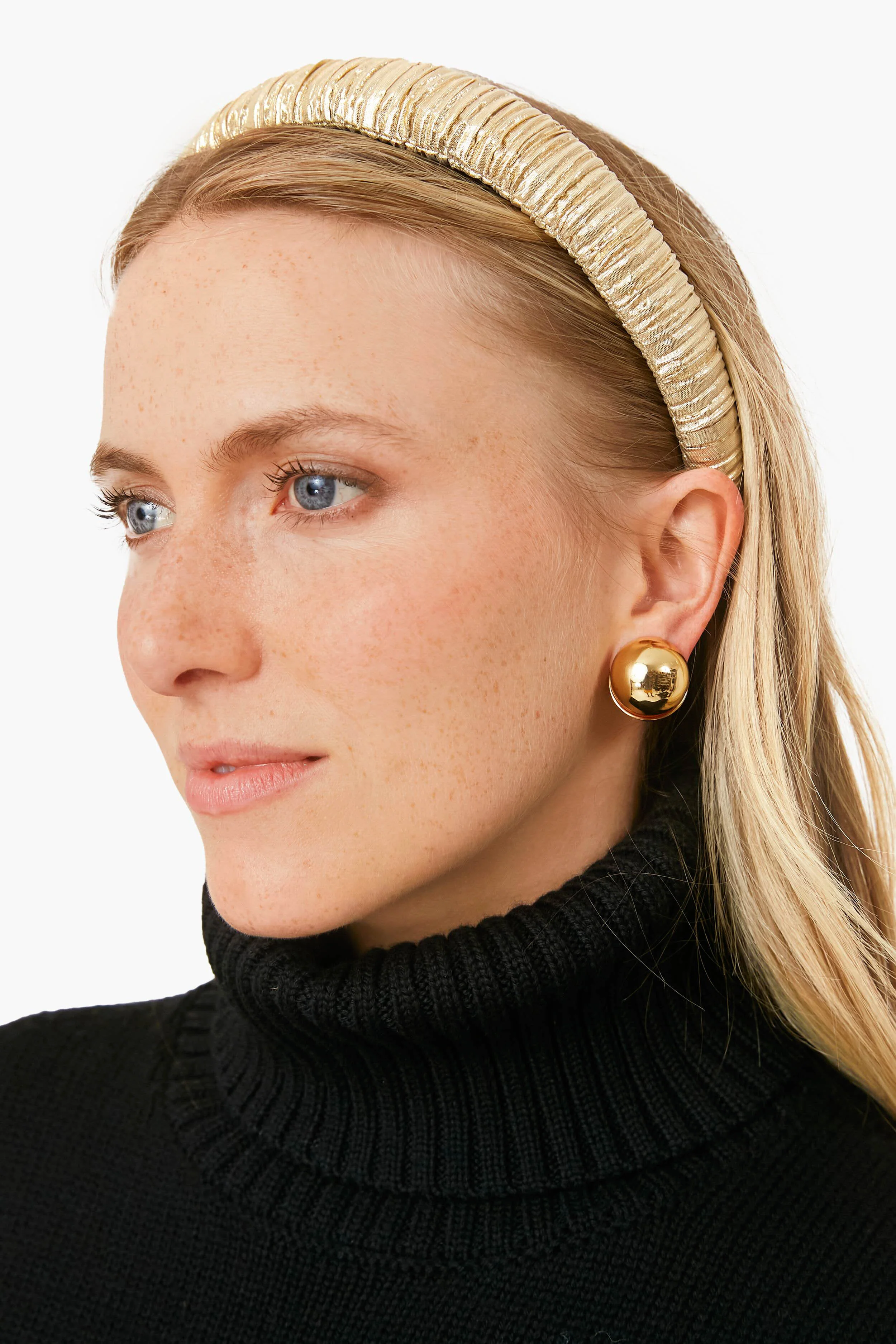 Gold Urbi Earrings - Image 2