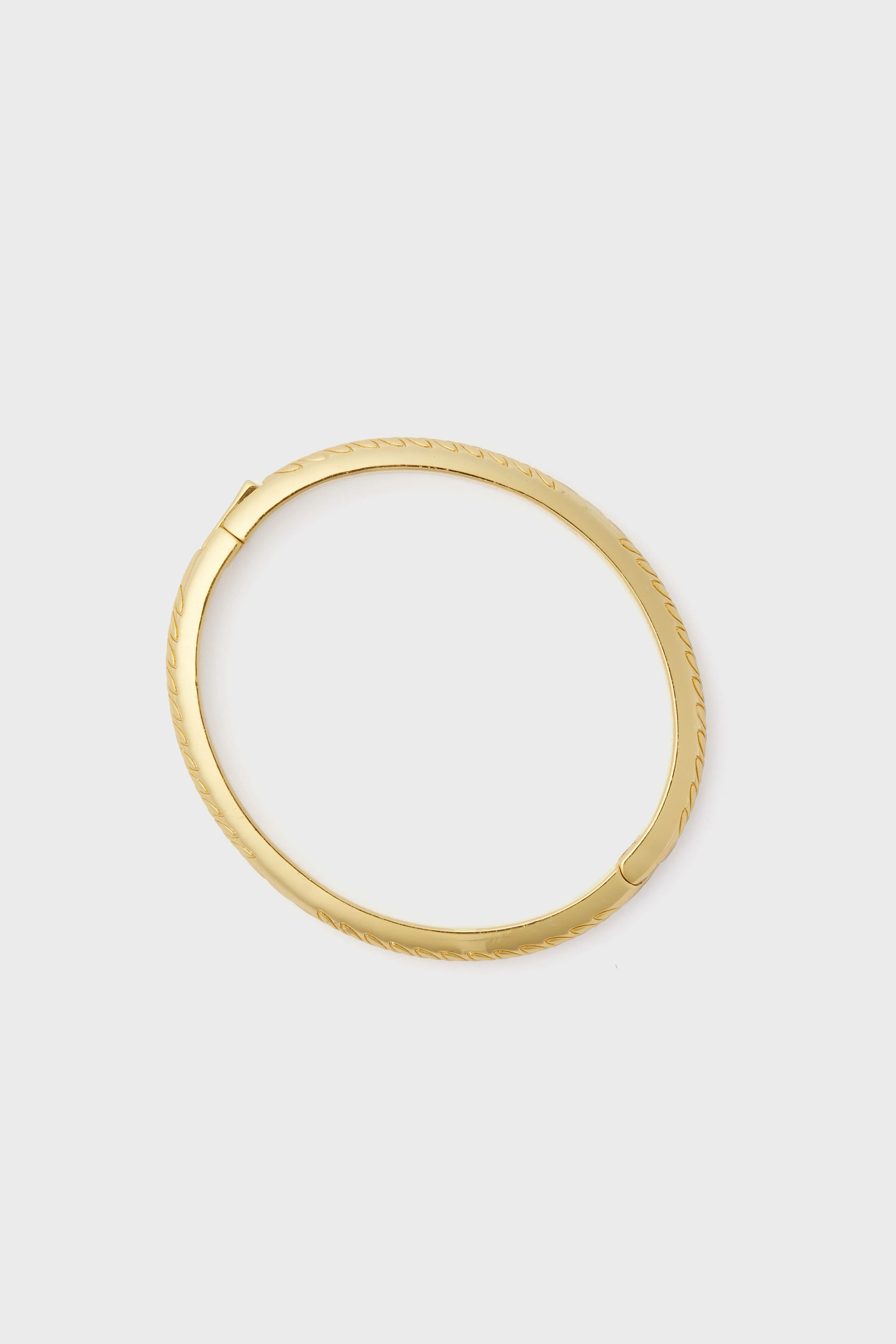 Gold Virginia Etched Bracelet - Image 3