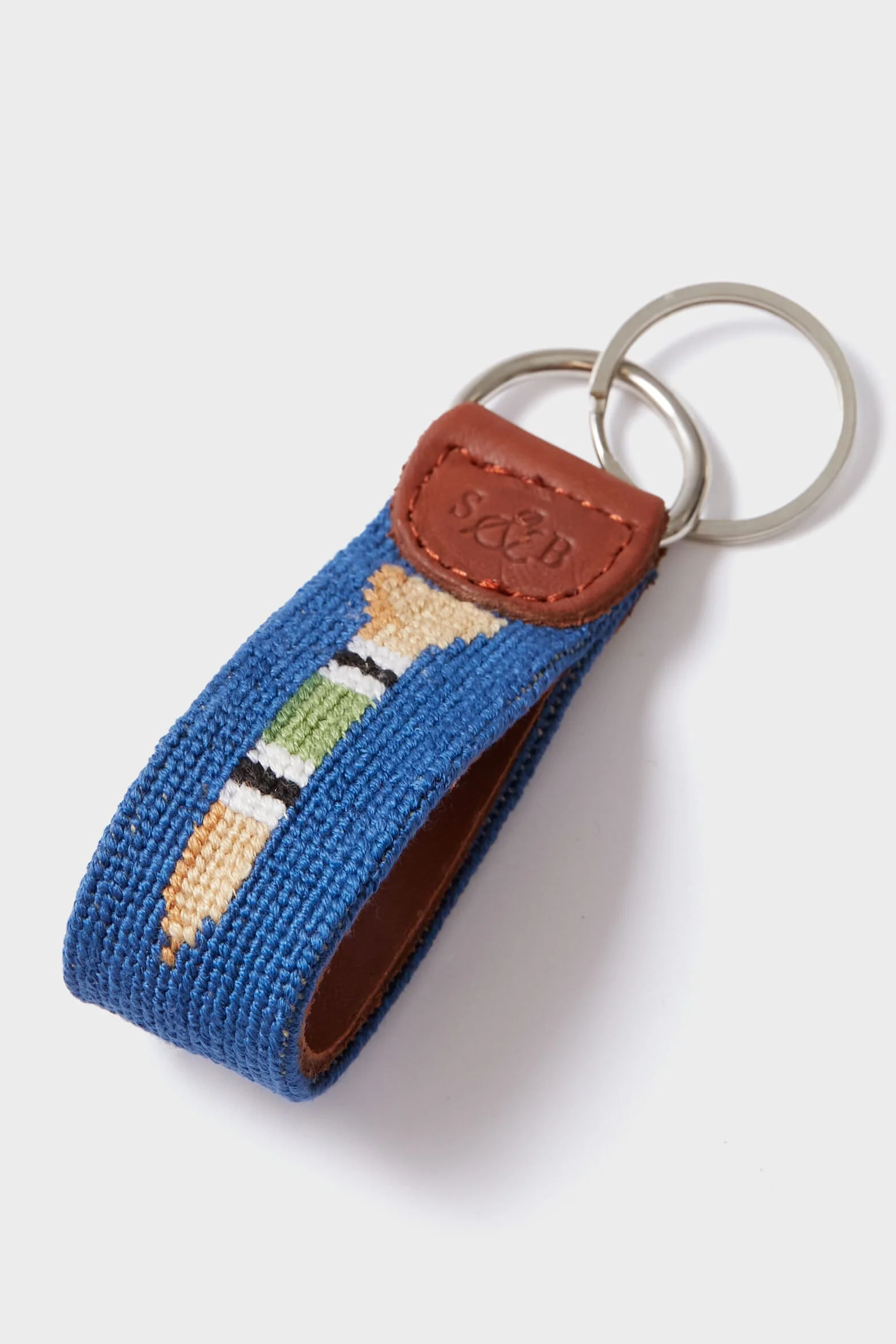 Golf Tees Needlepoint Key Fob - Image 2