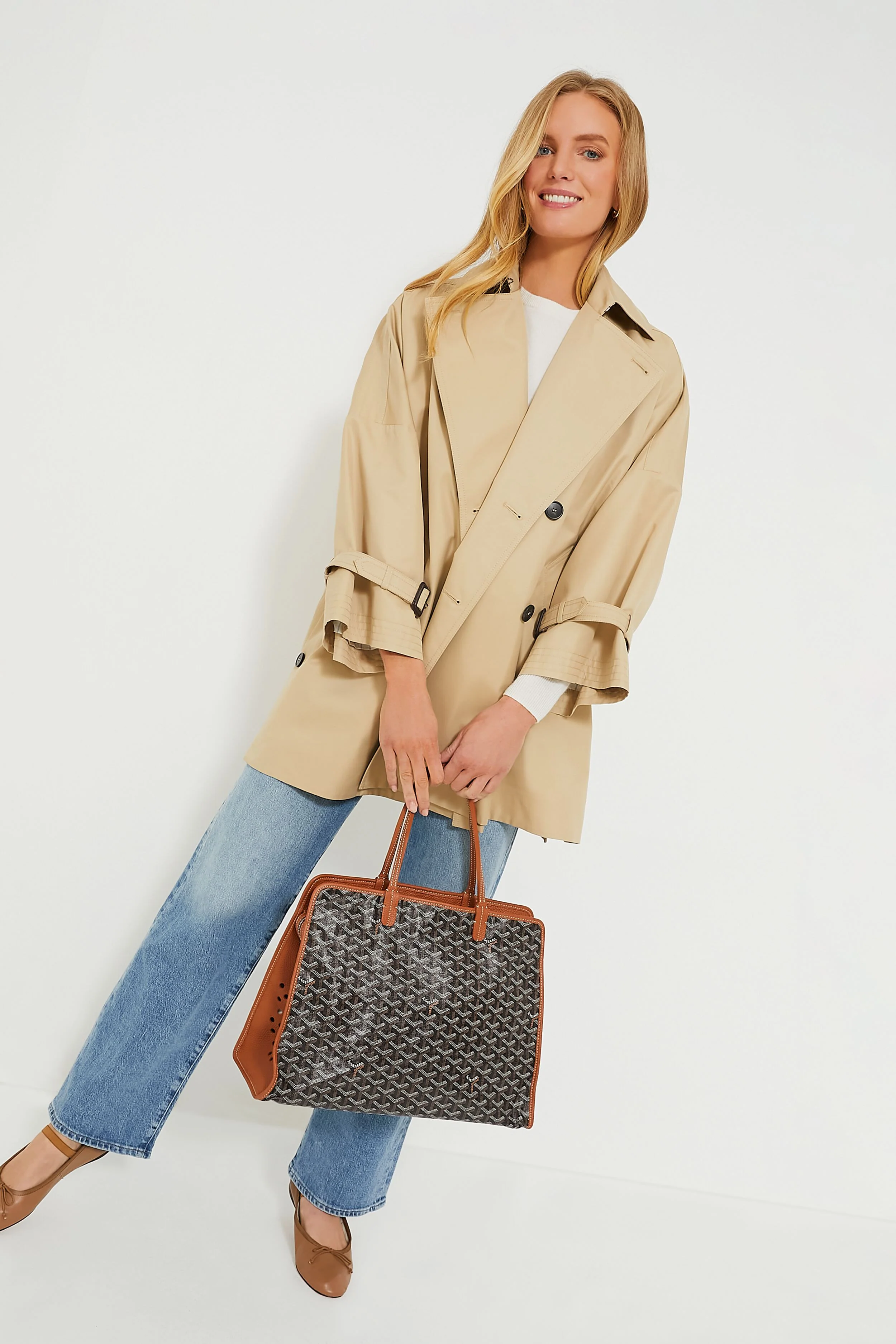 Goyard Brown Hardy PM Tote - Image 2