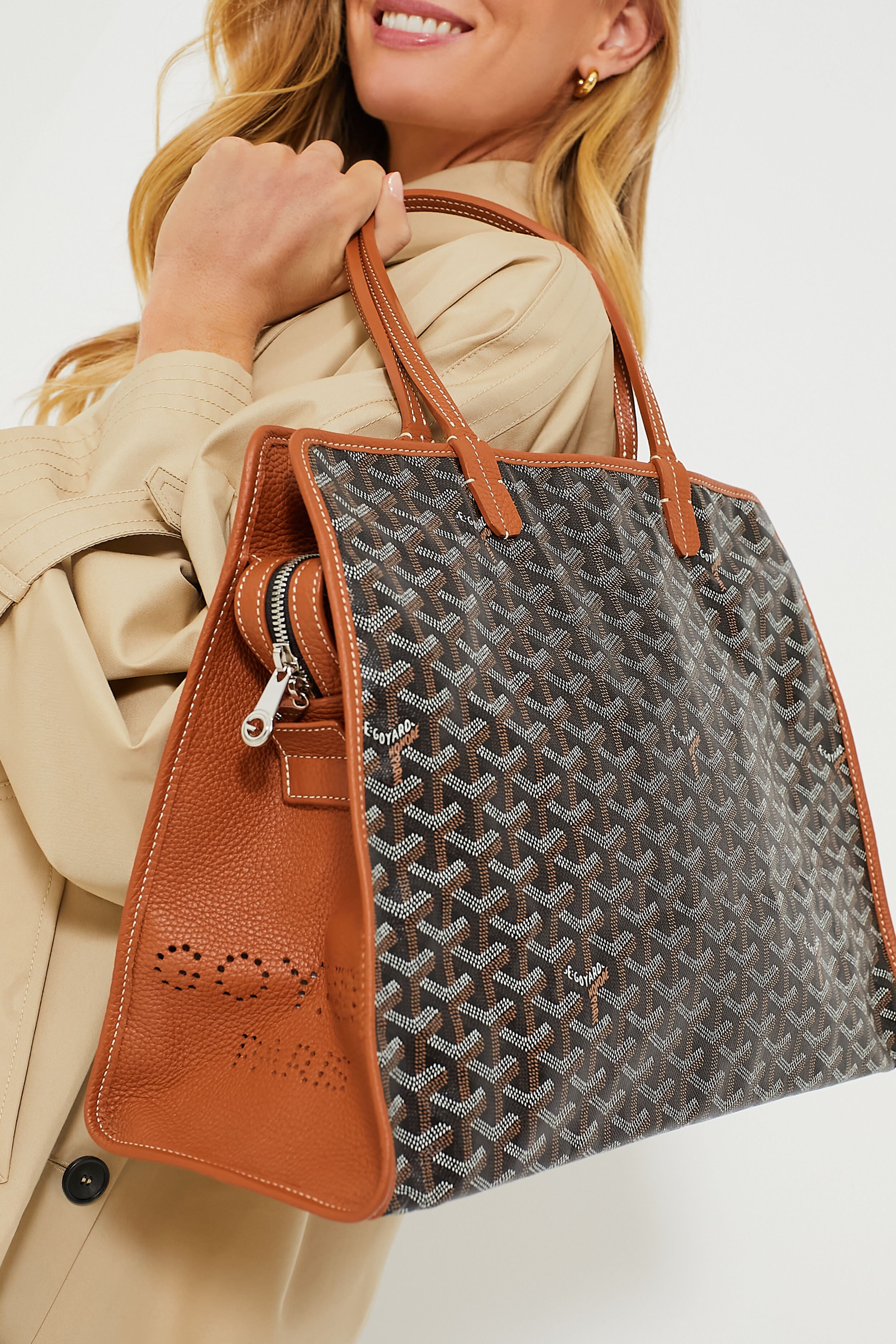 Goyard Brown Hardy PM Tote - Image 4