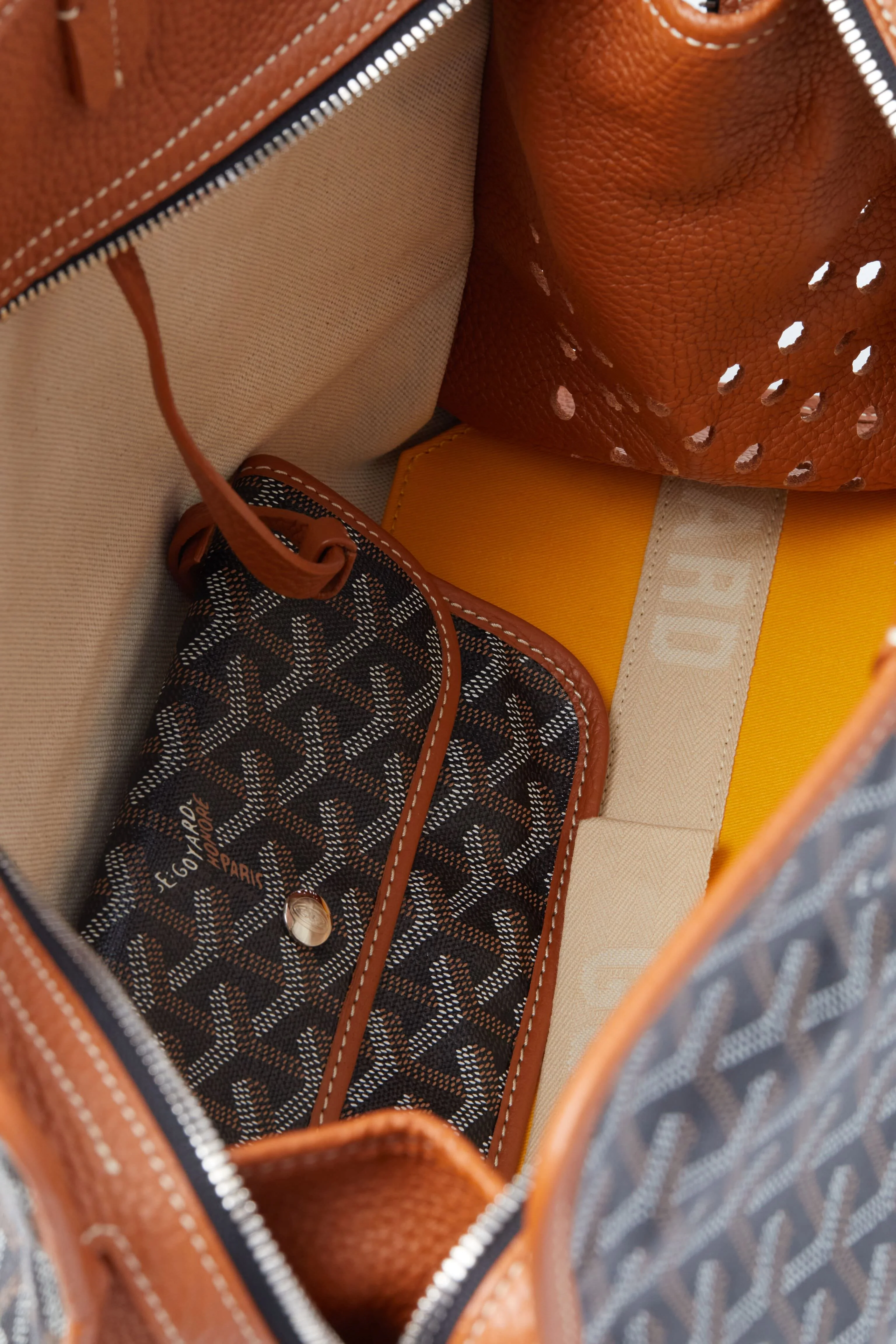 Goyard Brown Hardy PM Tote - Image 7
