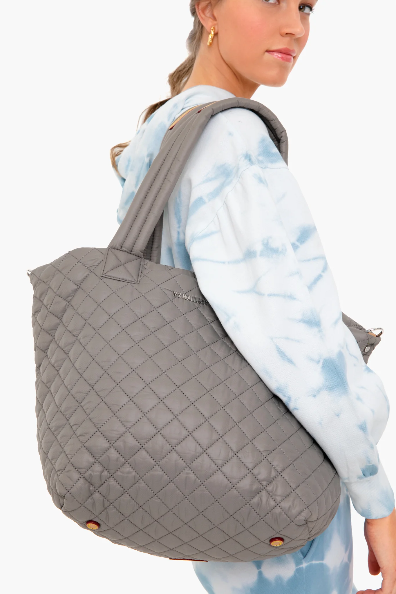 Graphite Oxford Medium Metro Tote Deluxe - Image 2