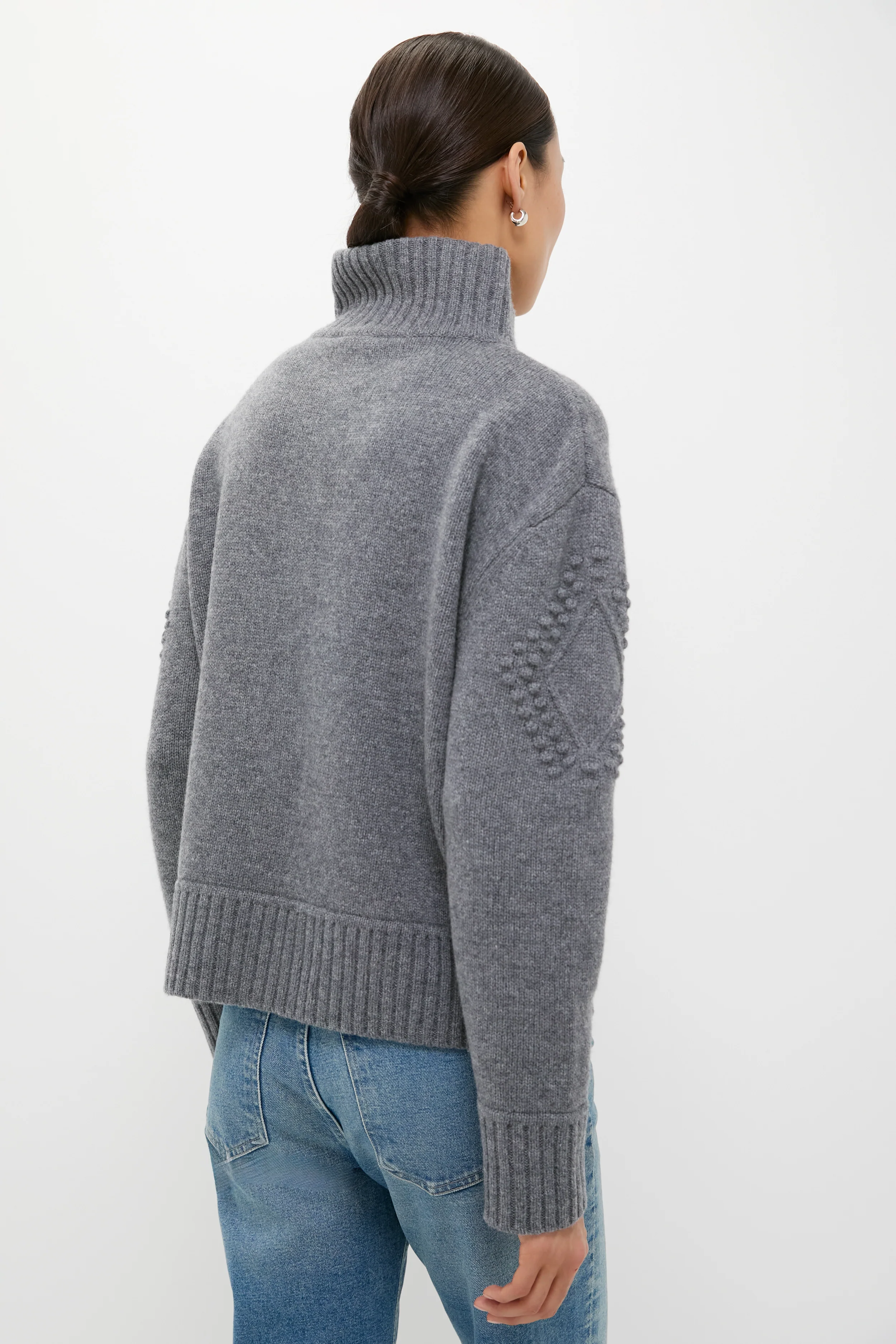 Gray Henry Button-Up Sweater - Image 4