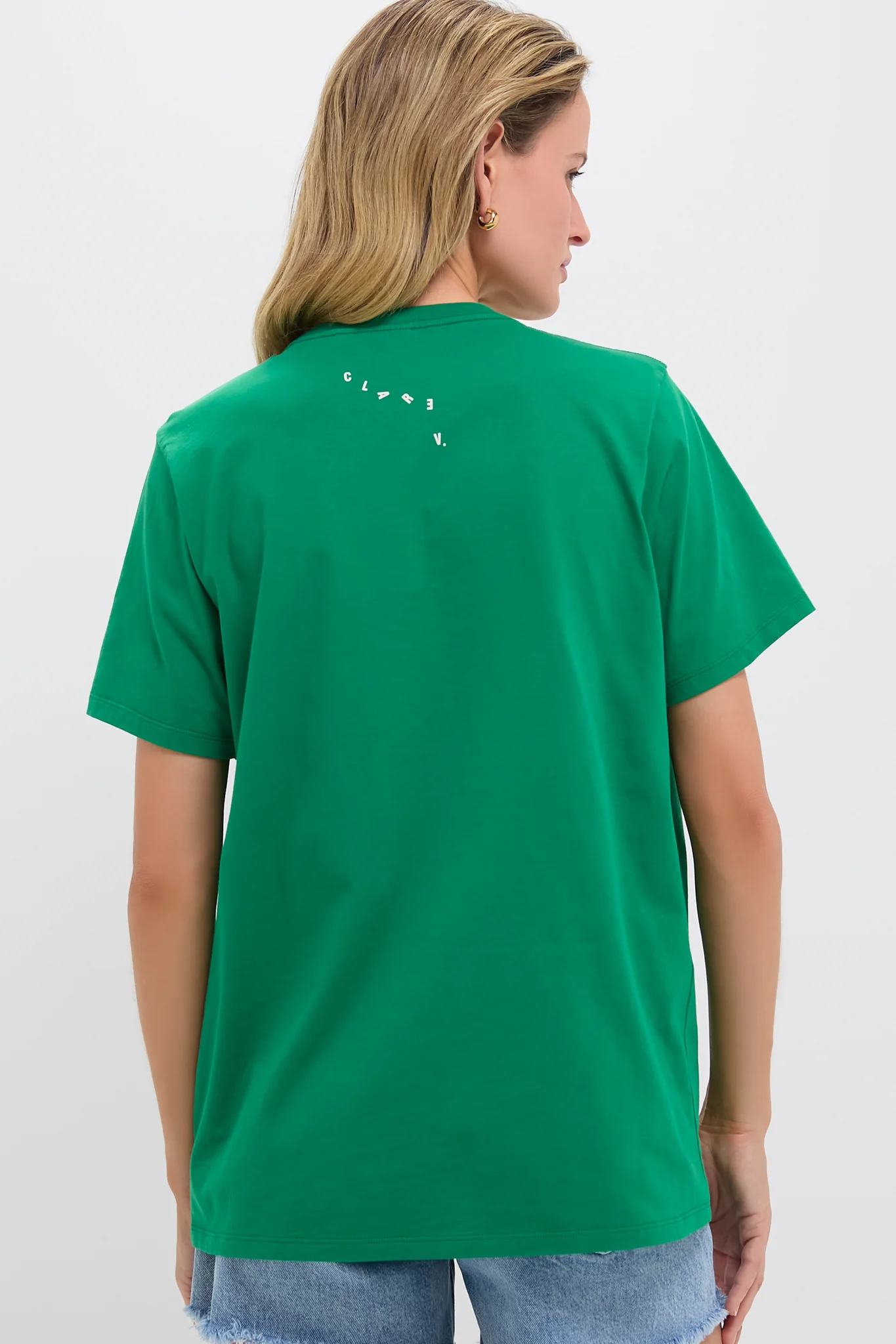 Green Apple with Printed Cream Oui Original Tee - Image 4