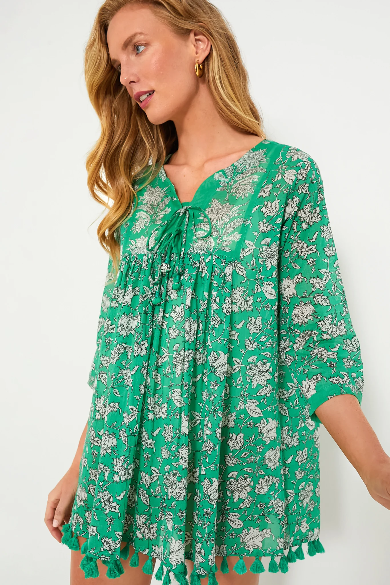 Green Bataca Seychelles Short Tunic - Image 3