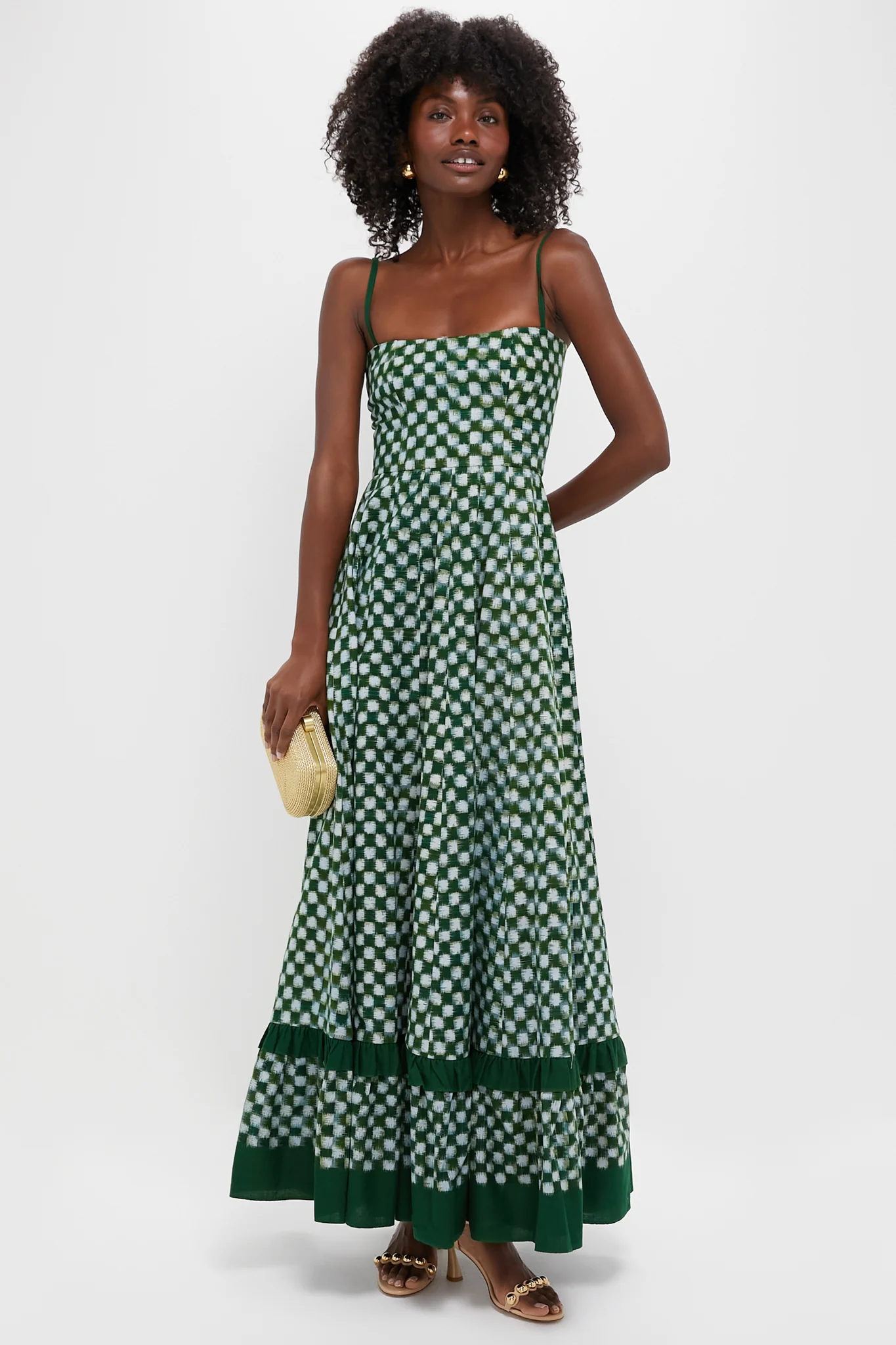 Green Checkmate Dress - Image 2