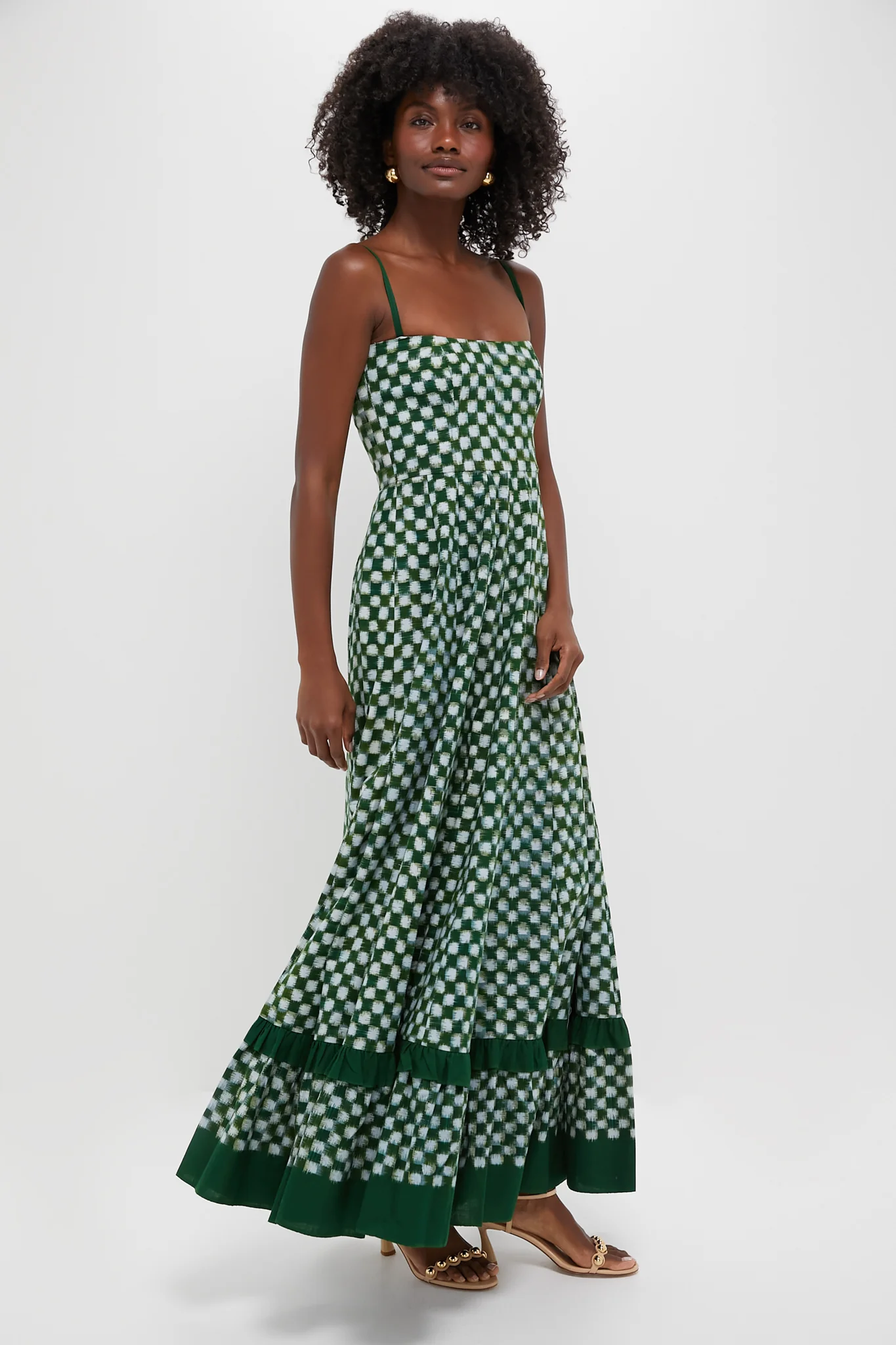 Green Checkmate Dress - Image 3