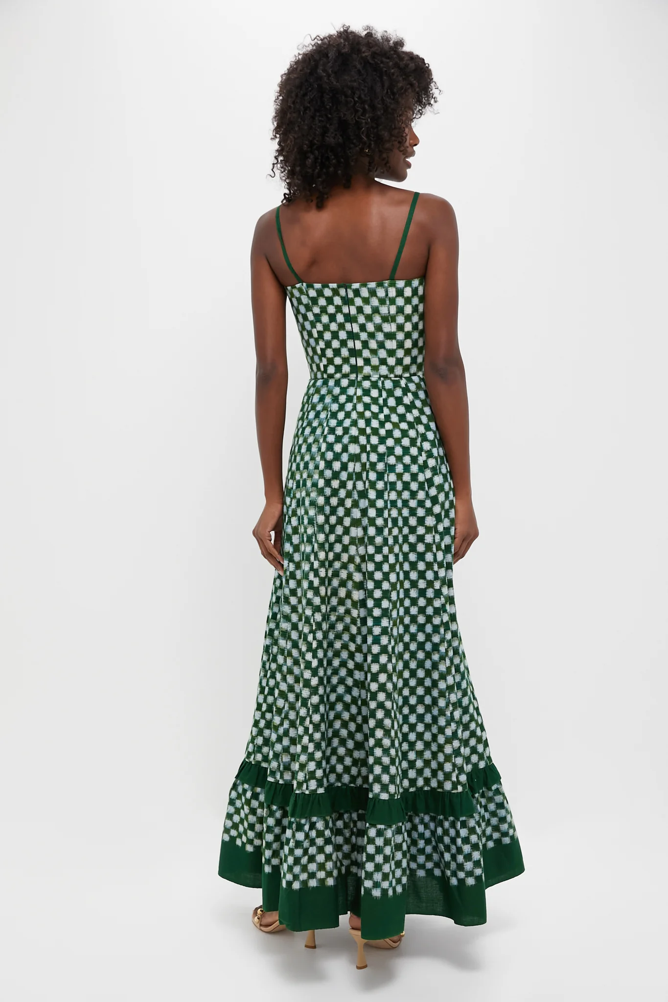 Green Checkmate Dress - Image 4