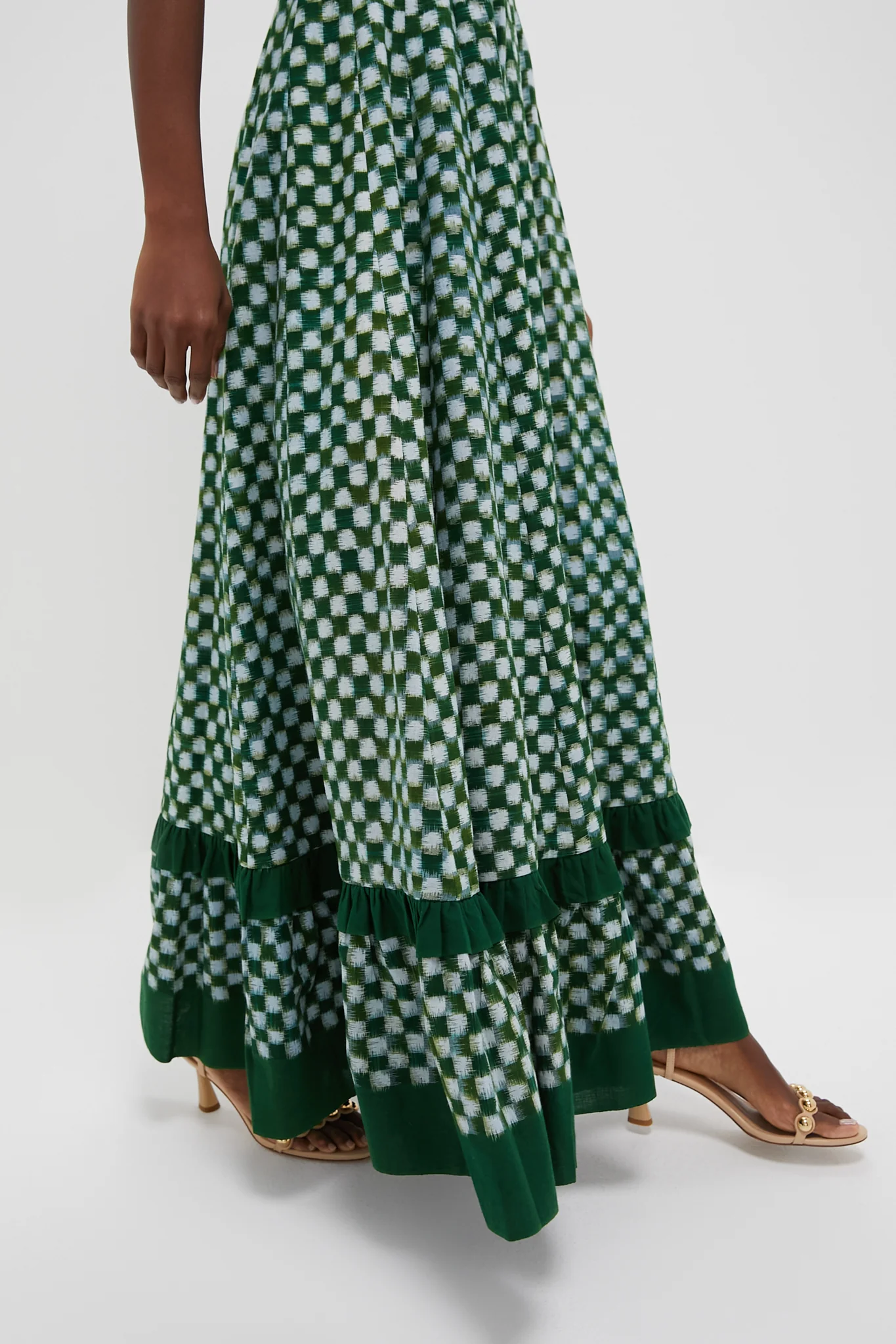 Green Checkmate Dress - Image 5