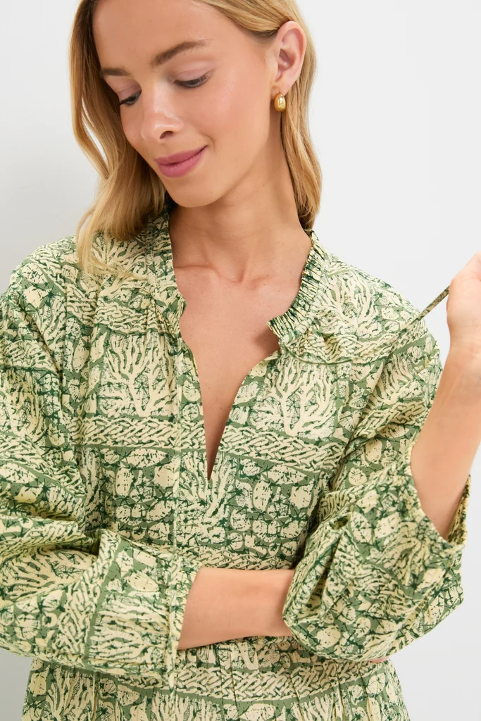 Calypso Reef Long Sleeve Salty Paloma Caftan - Image 2