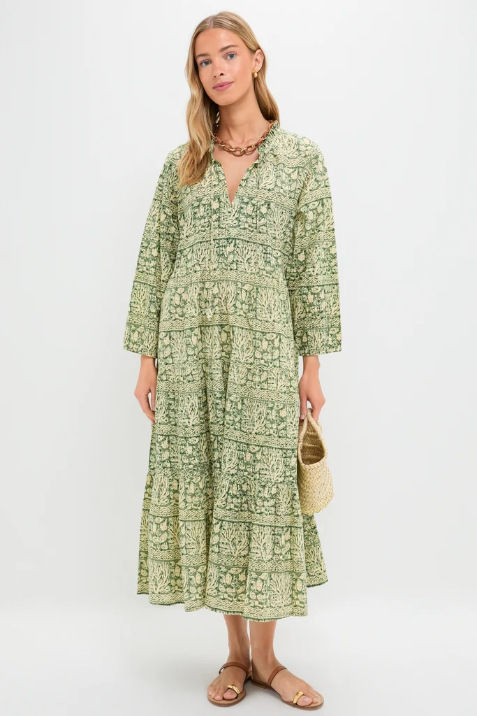 Calypso Reef Long Sleeve Salty Paloma Caftan - Image 3