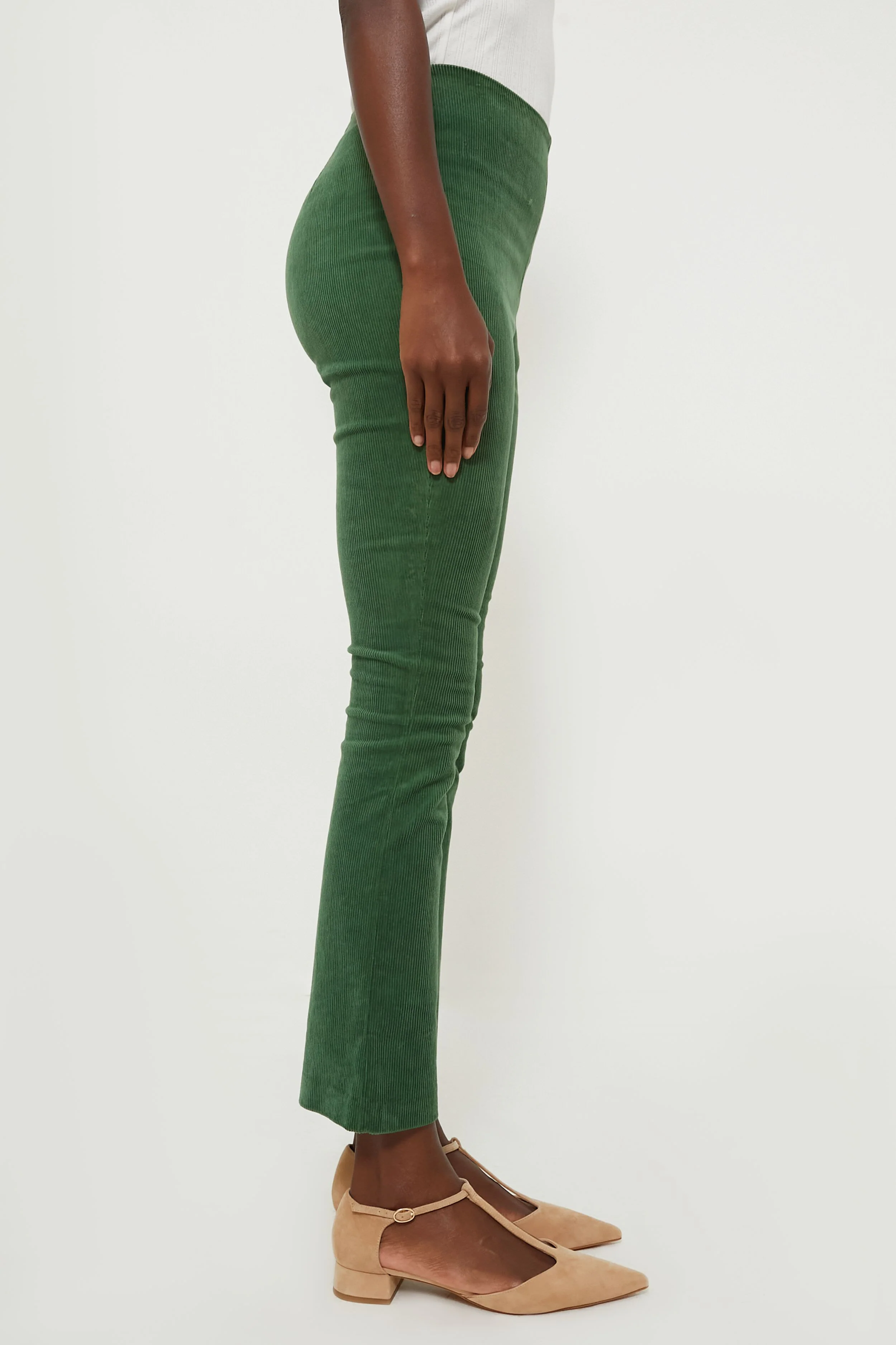 Green Corduroy Ashford Pants - Image 4