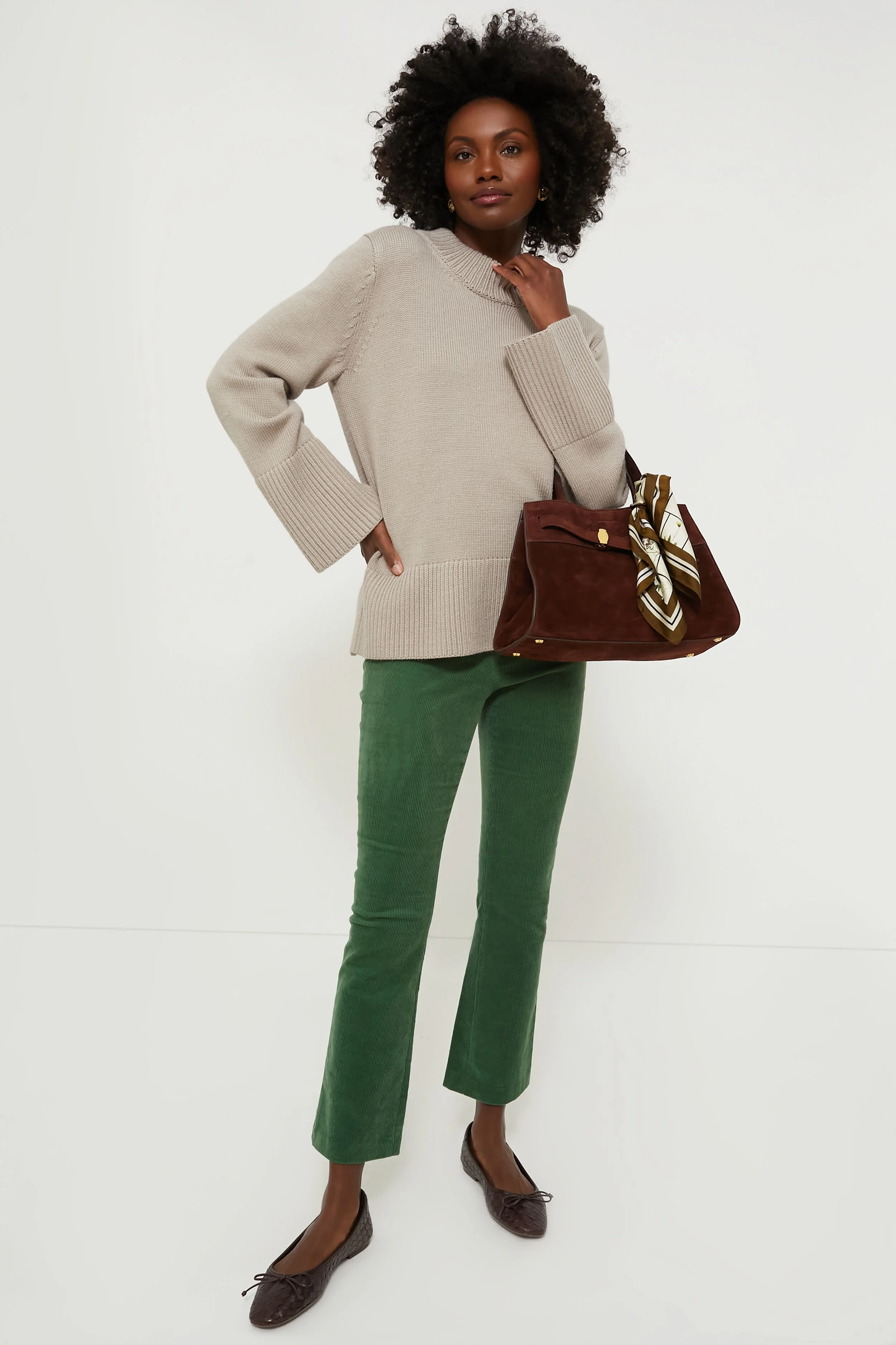 Green Corduroy Ashford Pants - Image 6