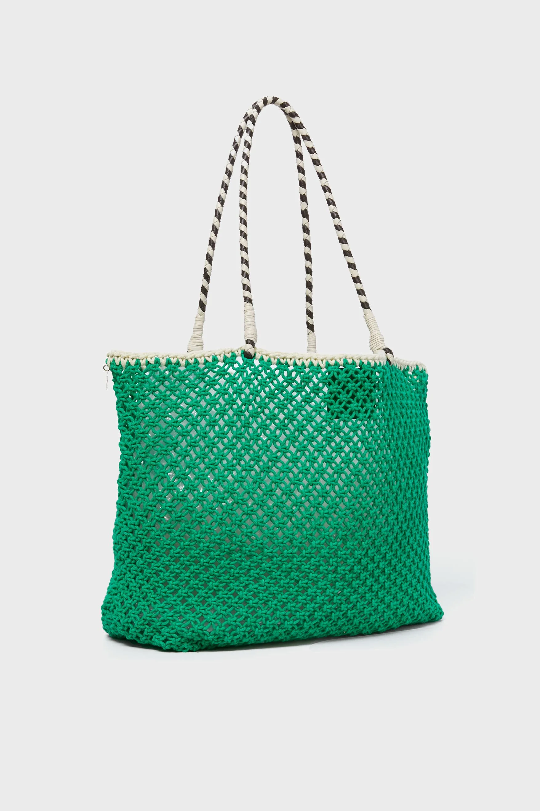 Green Crochet Le Weekend Lete Tote - Image 3