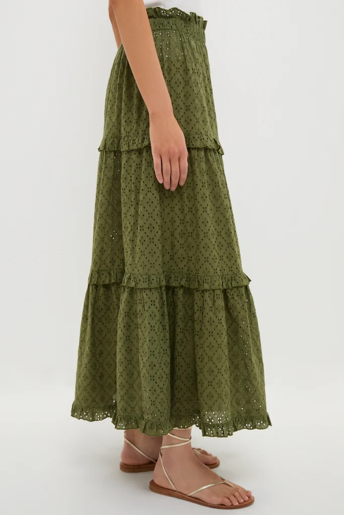 Fern Eyelet Prado Skirt - Image 3