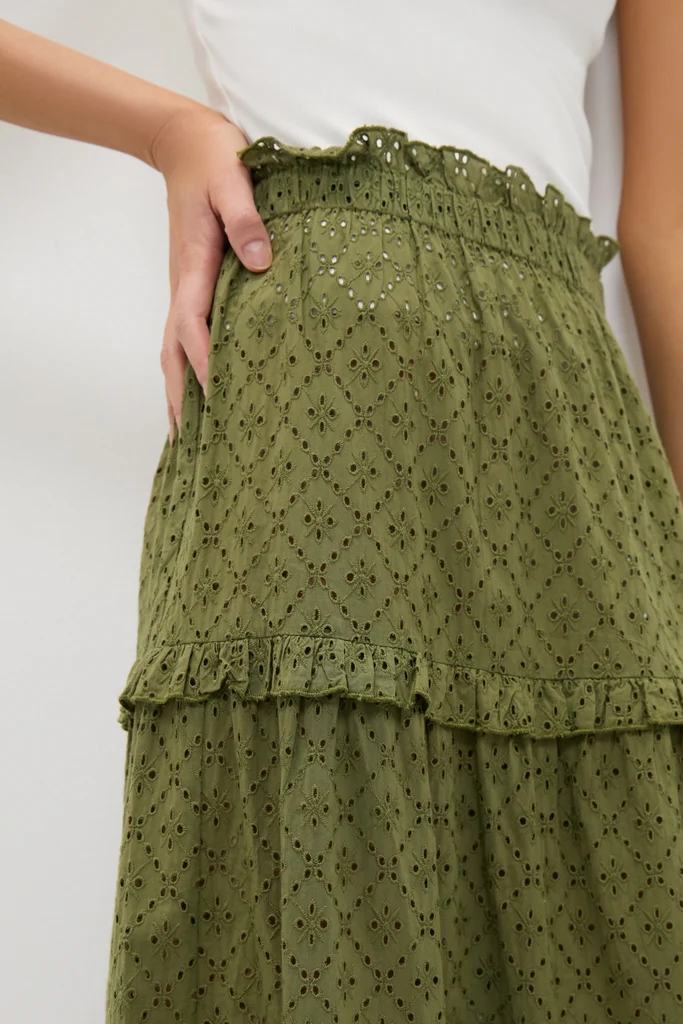 Fern Eyelet Prado Skirt - Image 5