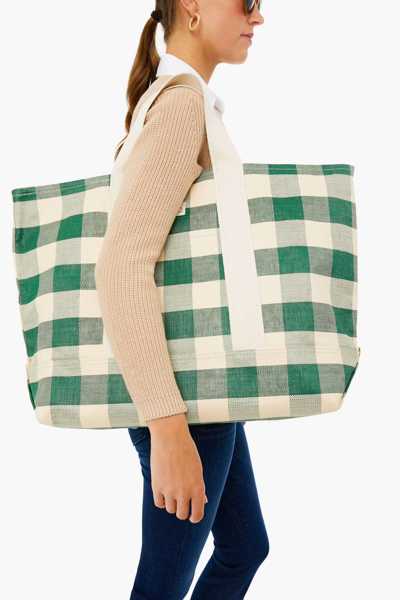 Green Gingham Bodie Bag - Image 2