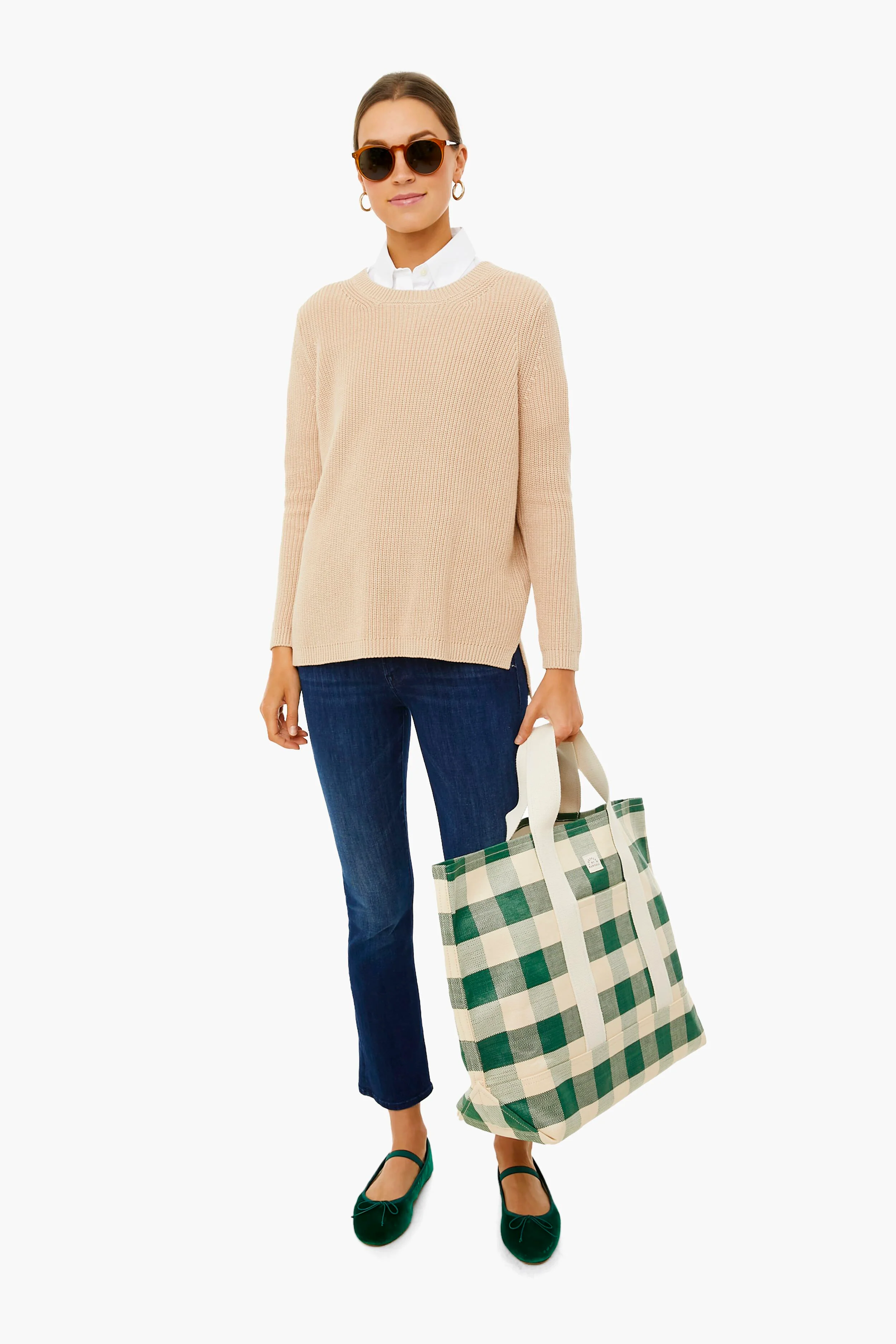 Green Gingham Bodie Bag - Image 3