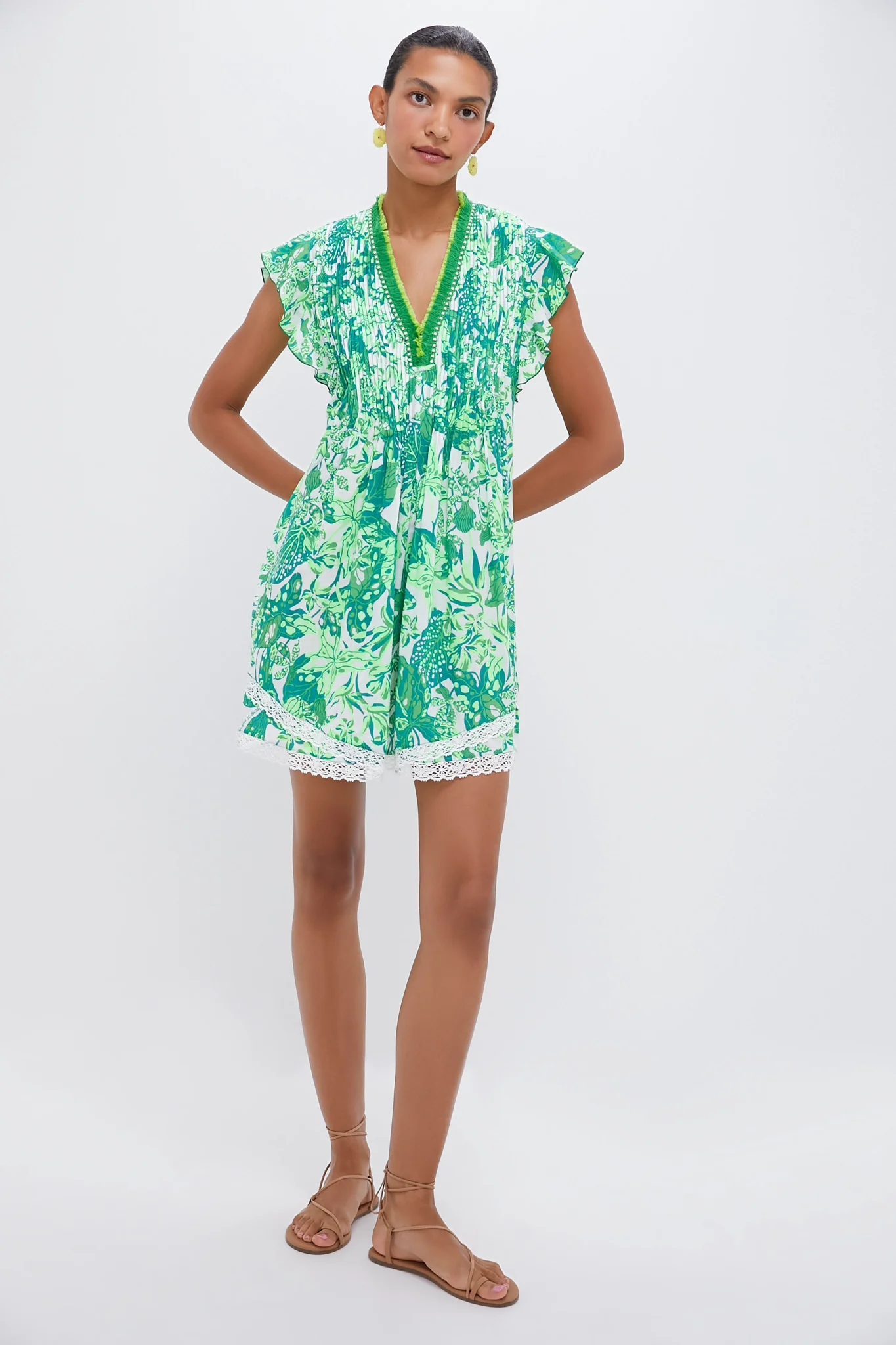Green Jengel Sasha Mini Dress - Image 5