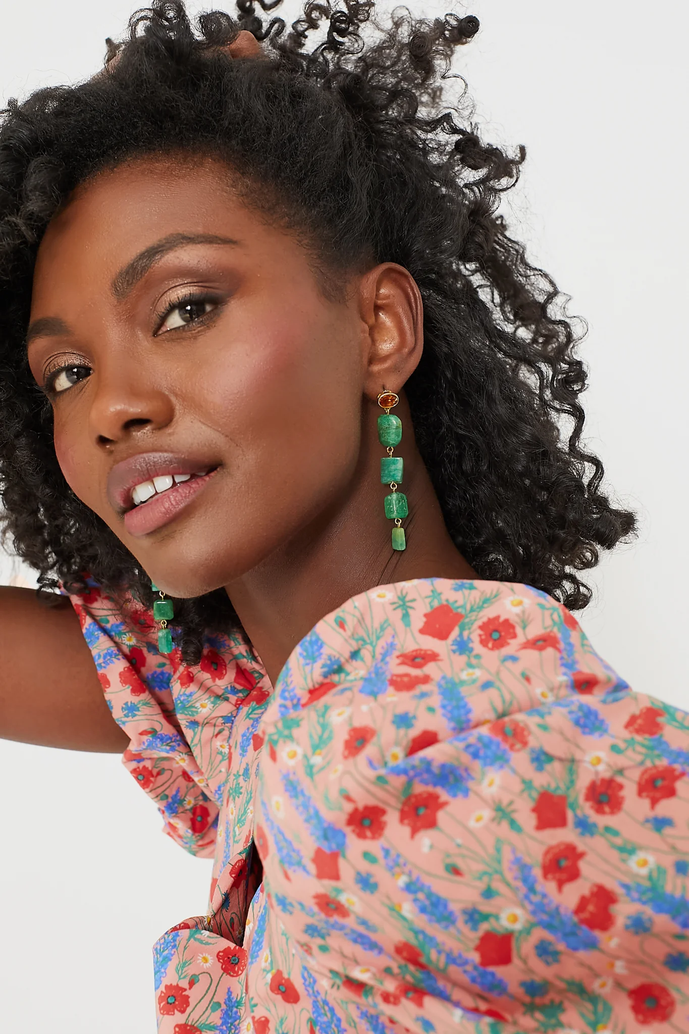 Green Maya Earrings - Image 2