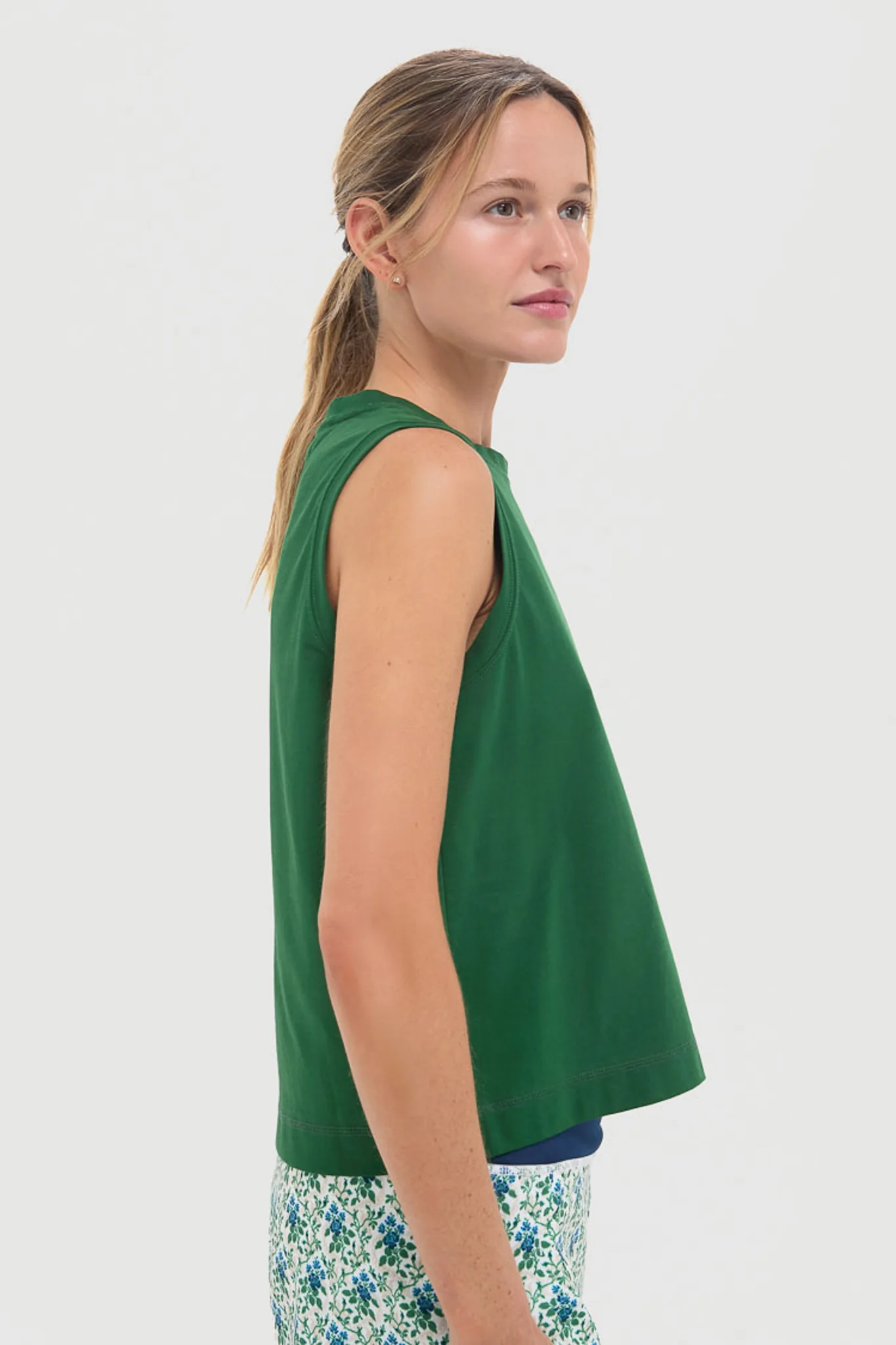 Green Performance Cotton Sasha Tank - Image 3