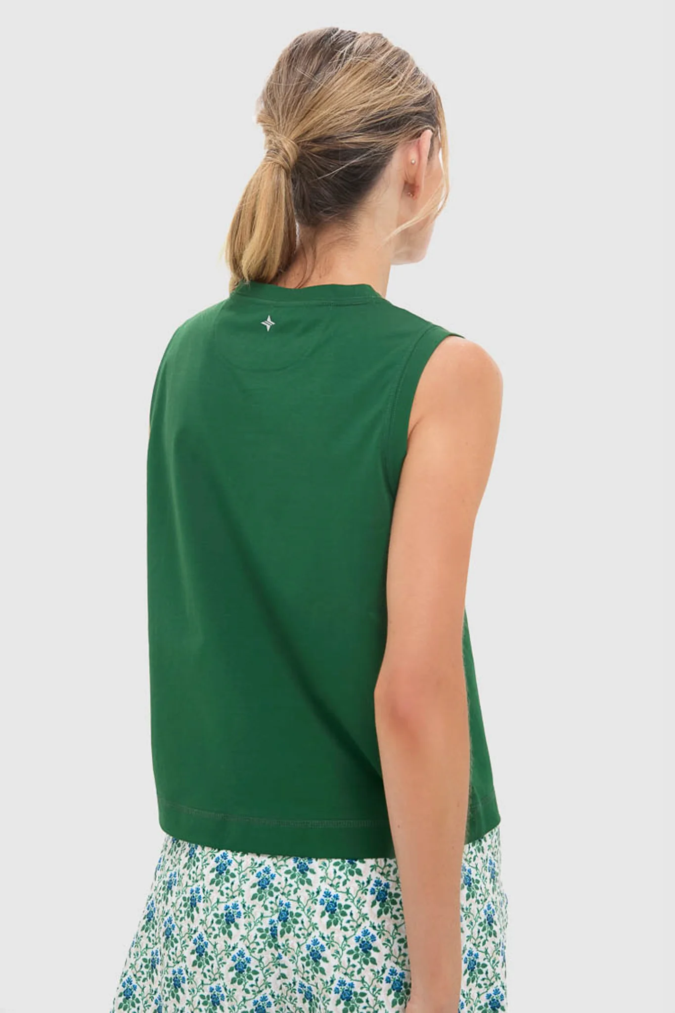 Green Performance Cotton Sasha Tank - Image 4
