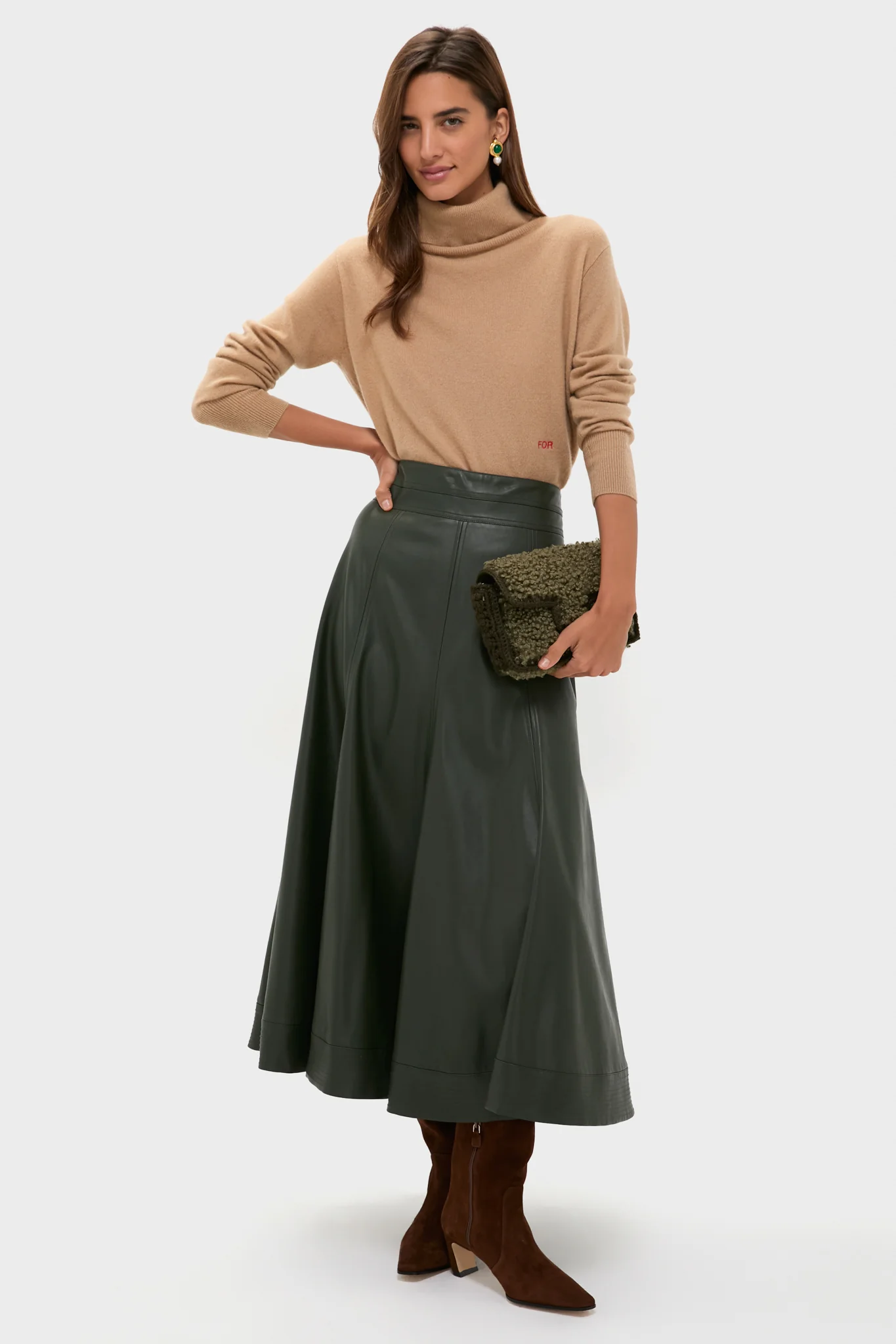 Green Sherpa Crossbody - Image 6