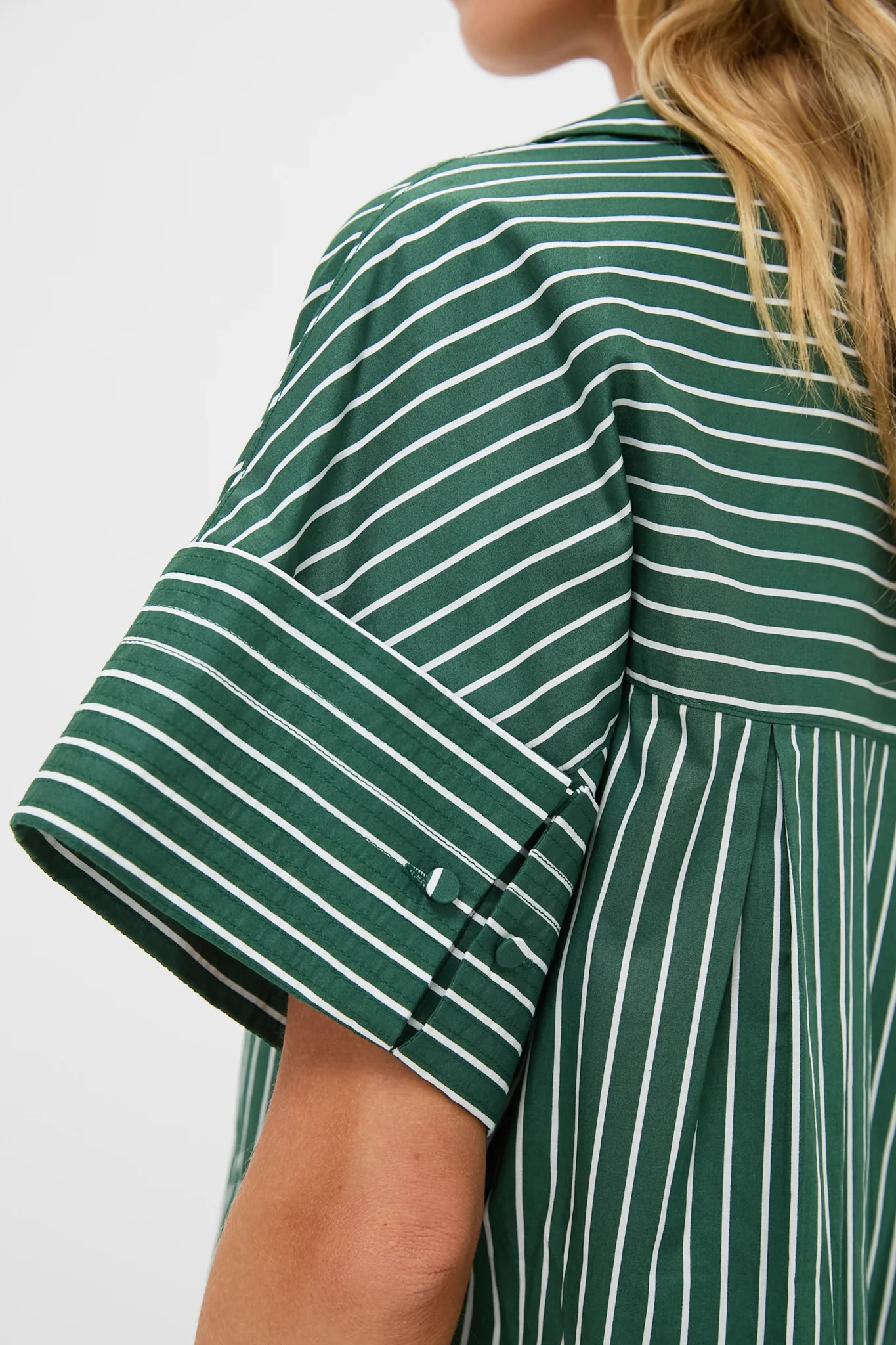 Green Stripe Reina Dress - Image 5