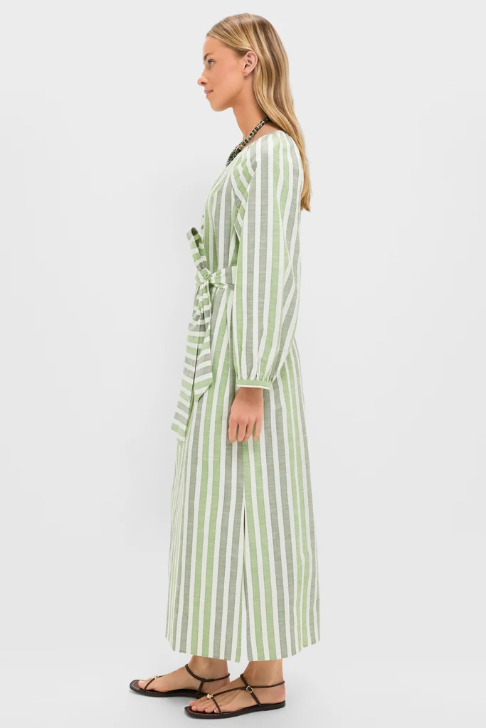 Lime Stripe Maryse Caftan - Image 4