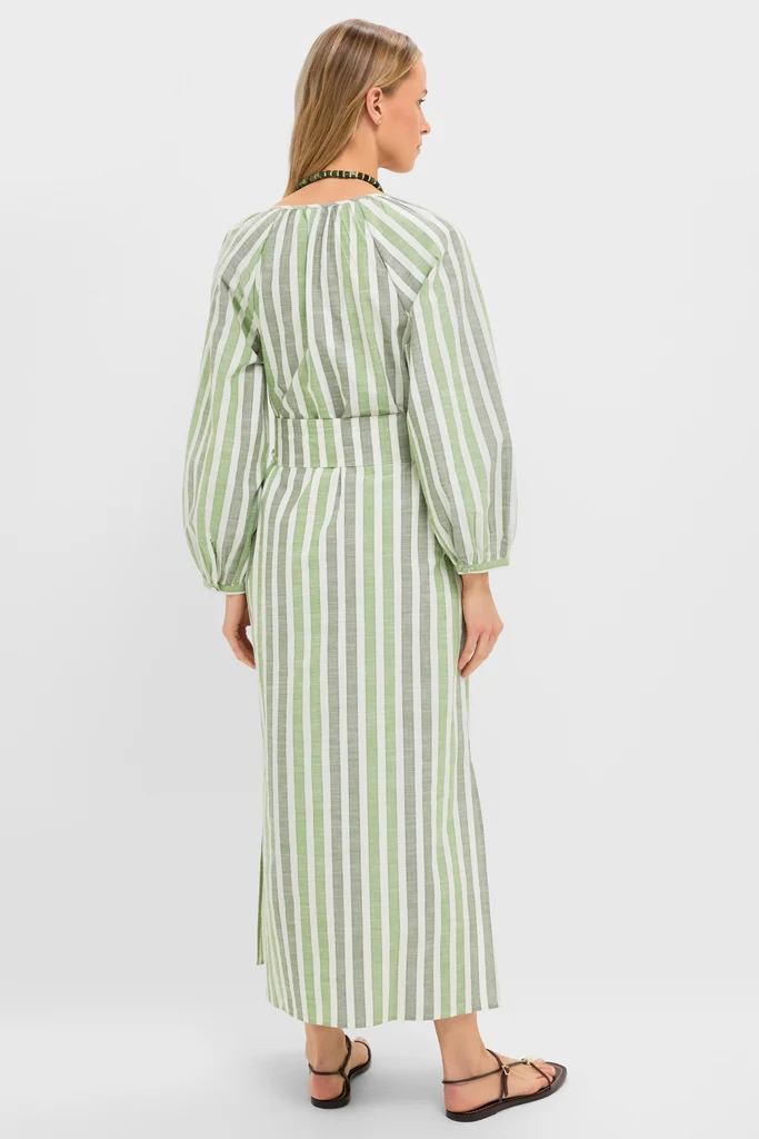 Lime Stripe Maryse Caftan - Image 5