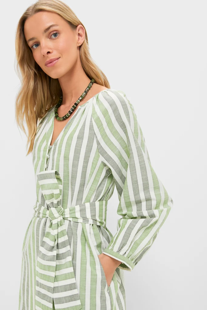 Lime Stripe Maryse Caftan - Image 6
