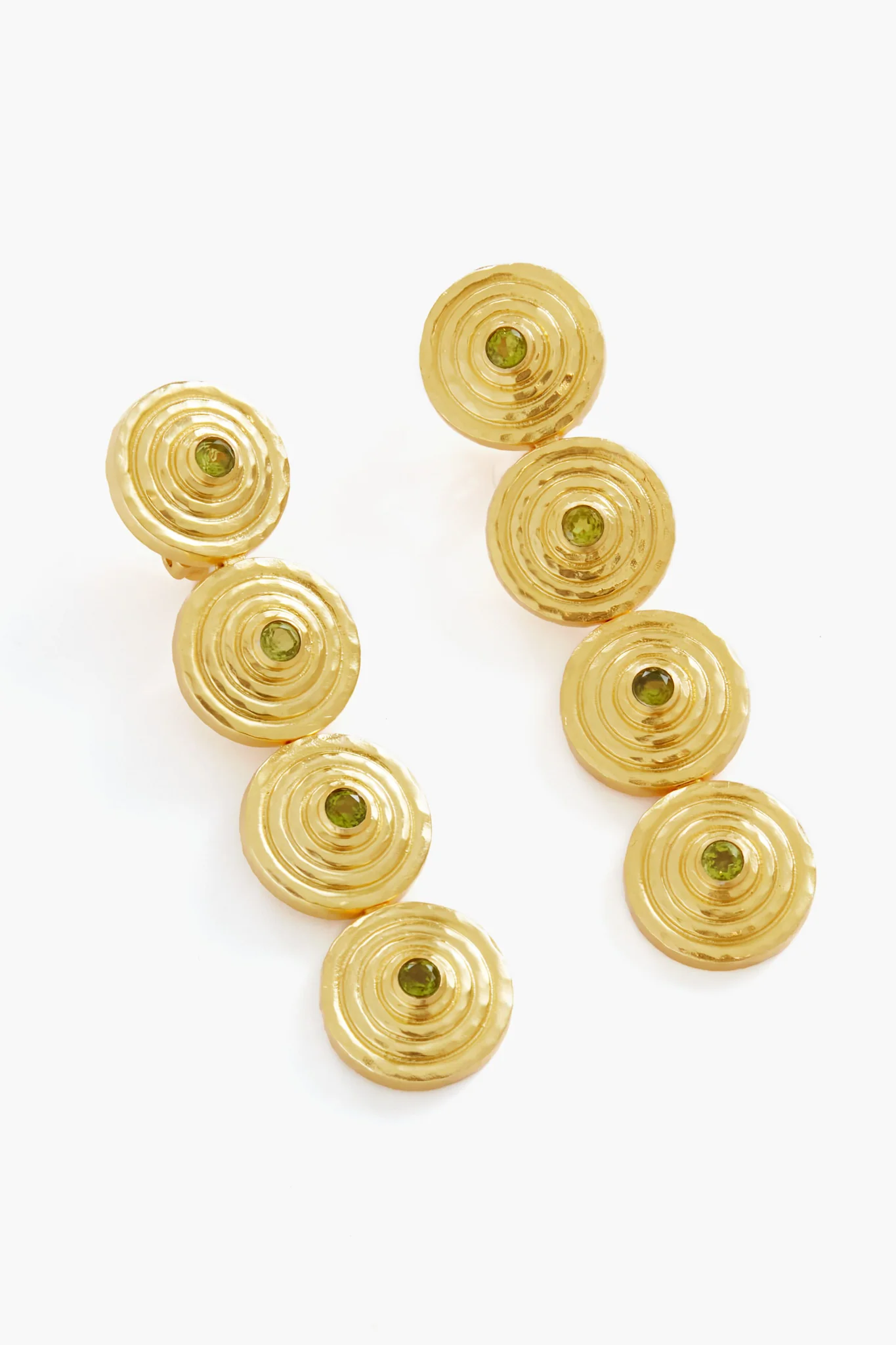 Green Tourmaline Quartz Hera Earrings - Image 7