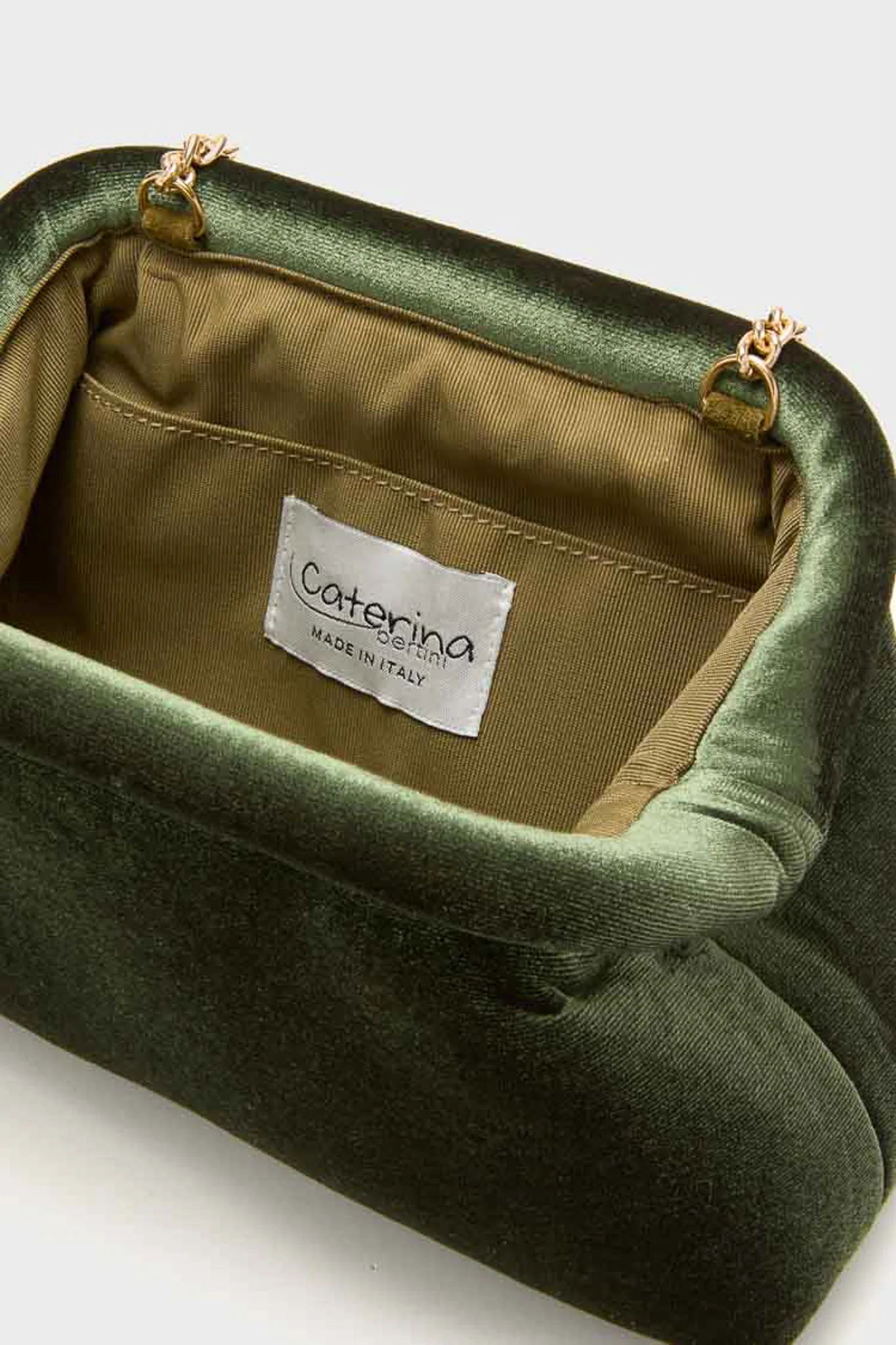 Green Velvet Clutch - Image 5