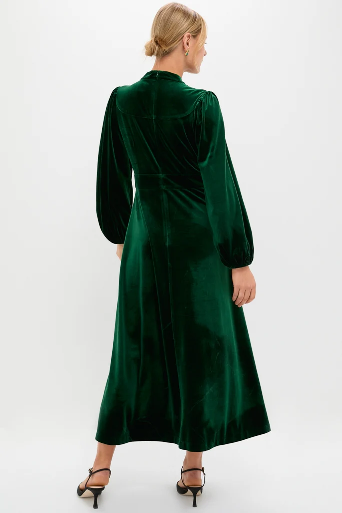 Green Velvet Serena Dress - Image 4