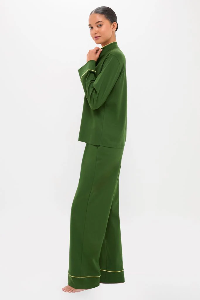 Douglas Fir Pima Cotton Wilford Women's Pajama Set - Image 4