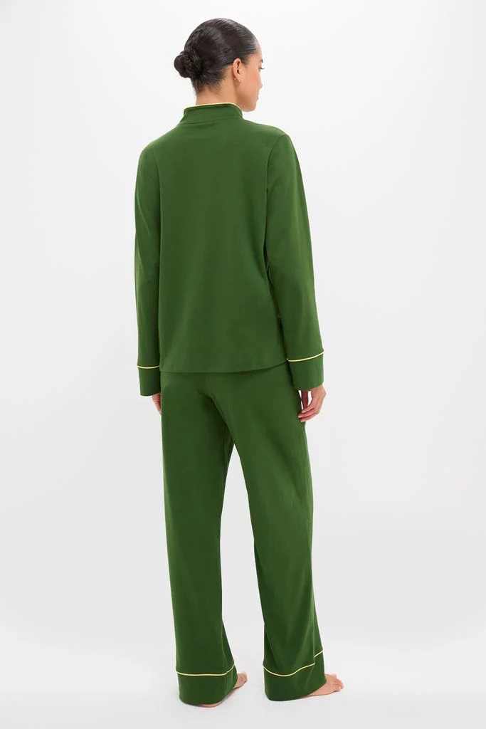 Douglas Fir Pima Cotton Wilford Women's Pajama Set - Image 5