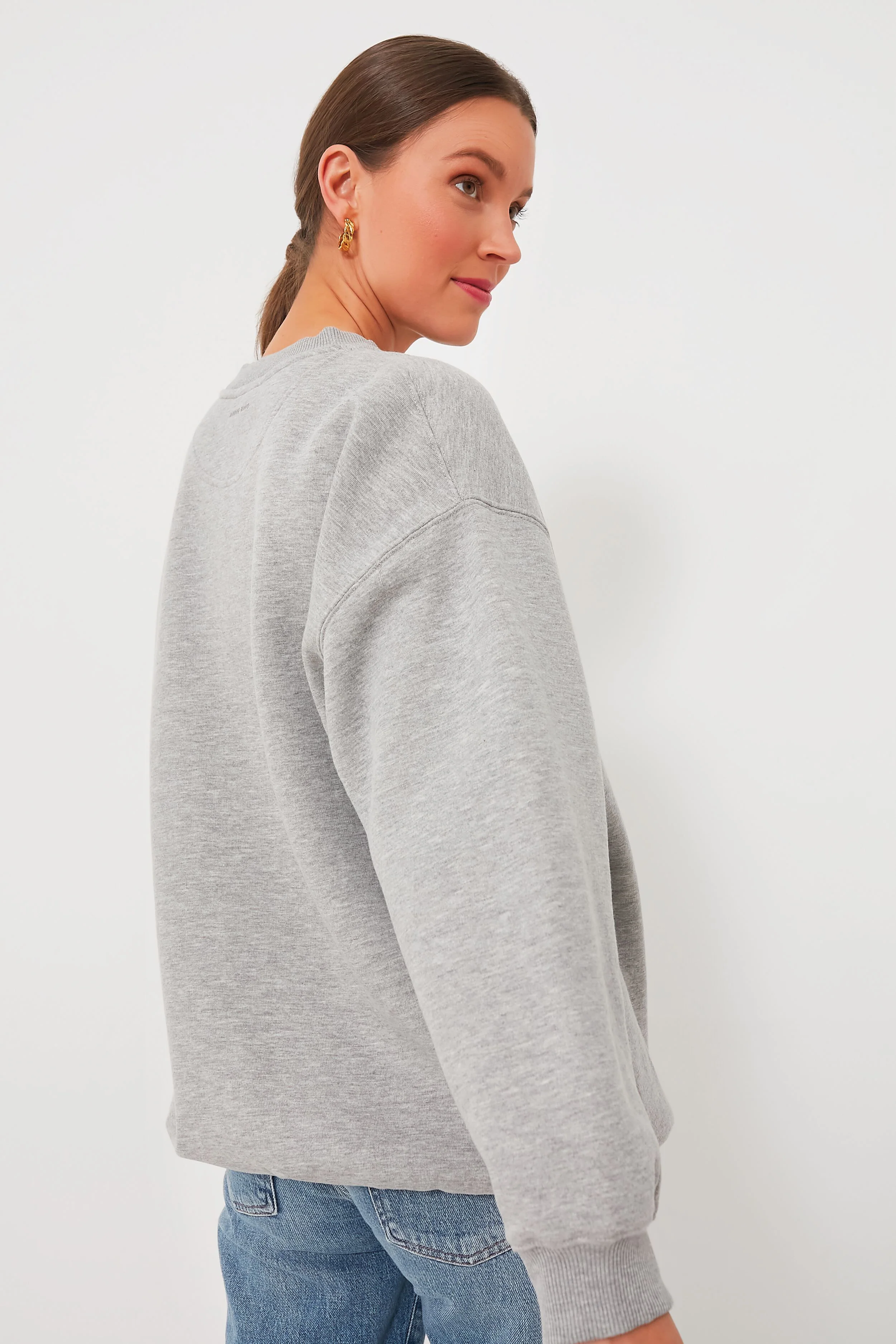 Grey Melange Paris Tyler Sweatshirt - Image 4