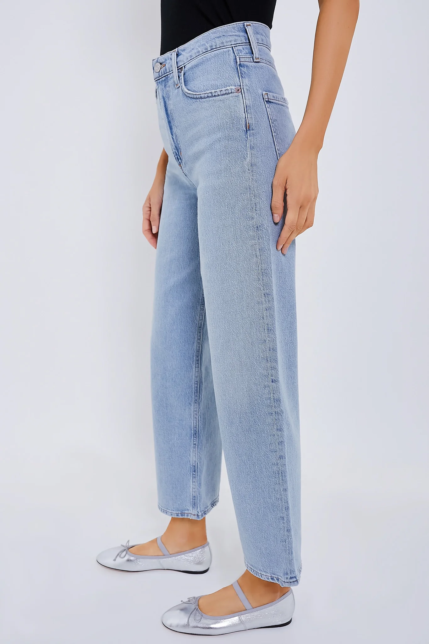 Groove High Rise Wide Leg Ren Jean - Image 3