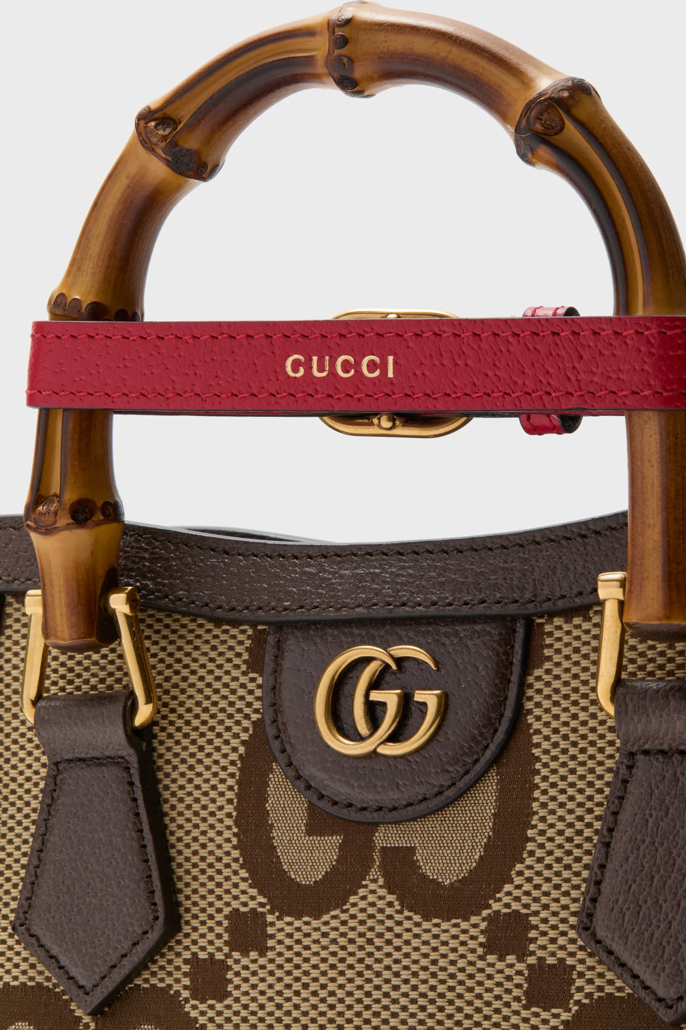 Gucci Beige Brown Canvas Shoulder Bag - Image 5