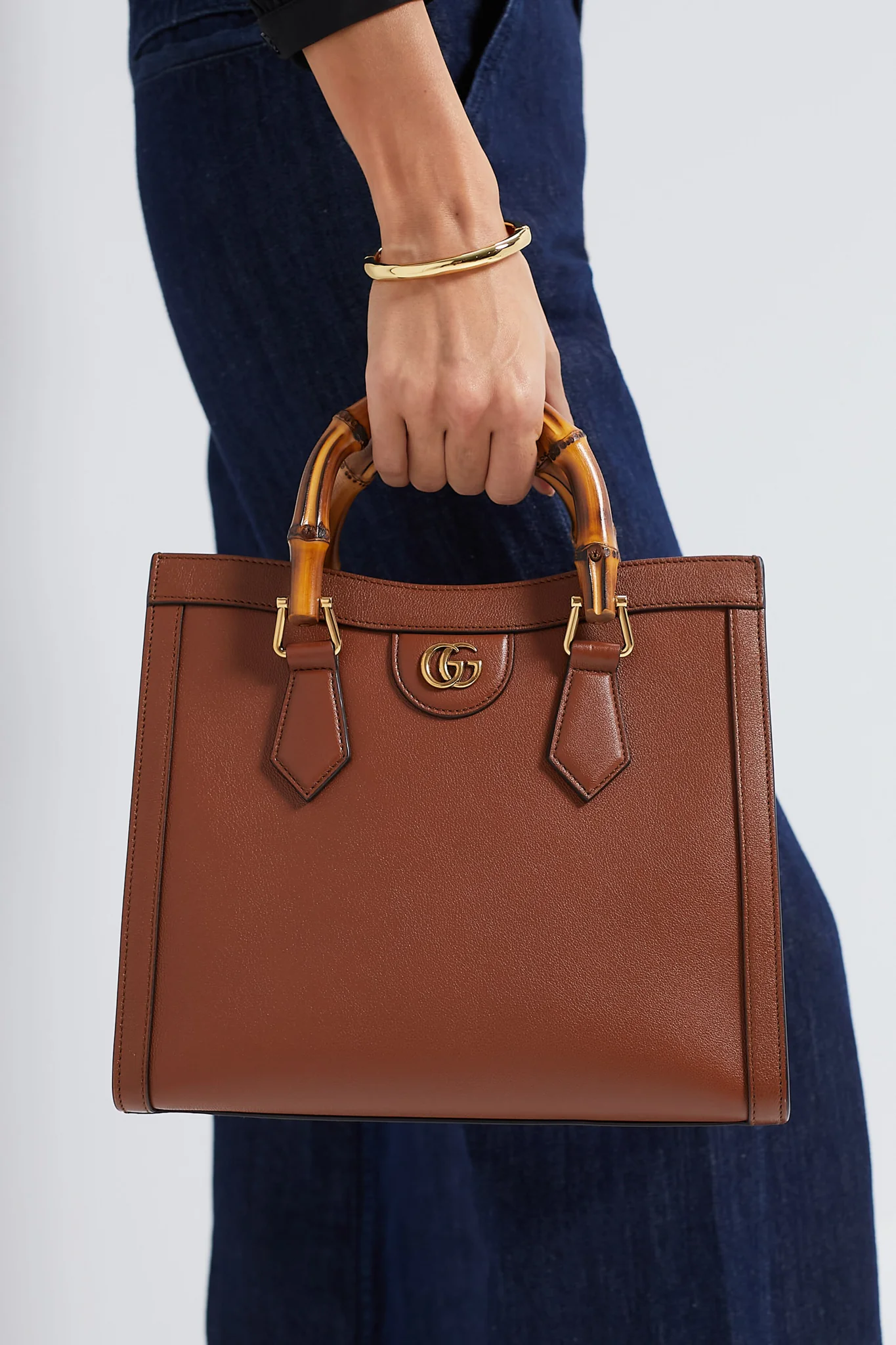 GUCCI Brown Bamboo Diana 2 Way Handbag - Image 2