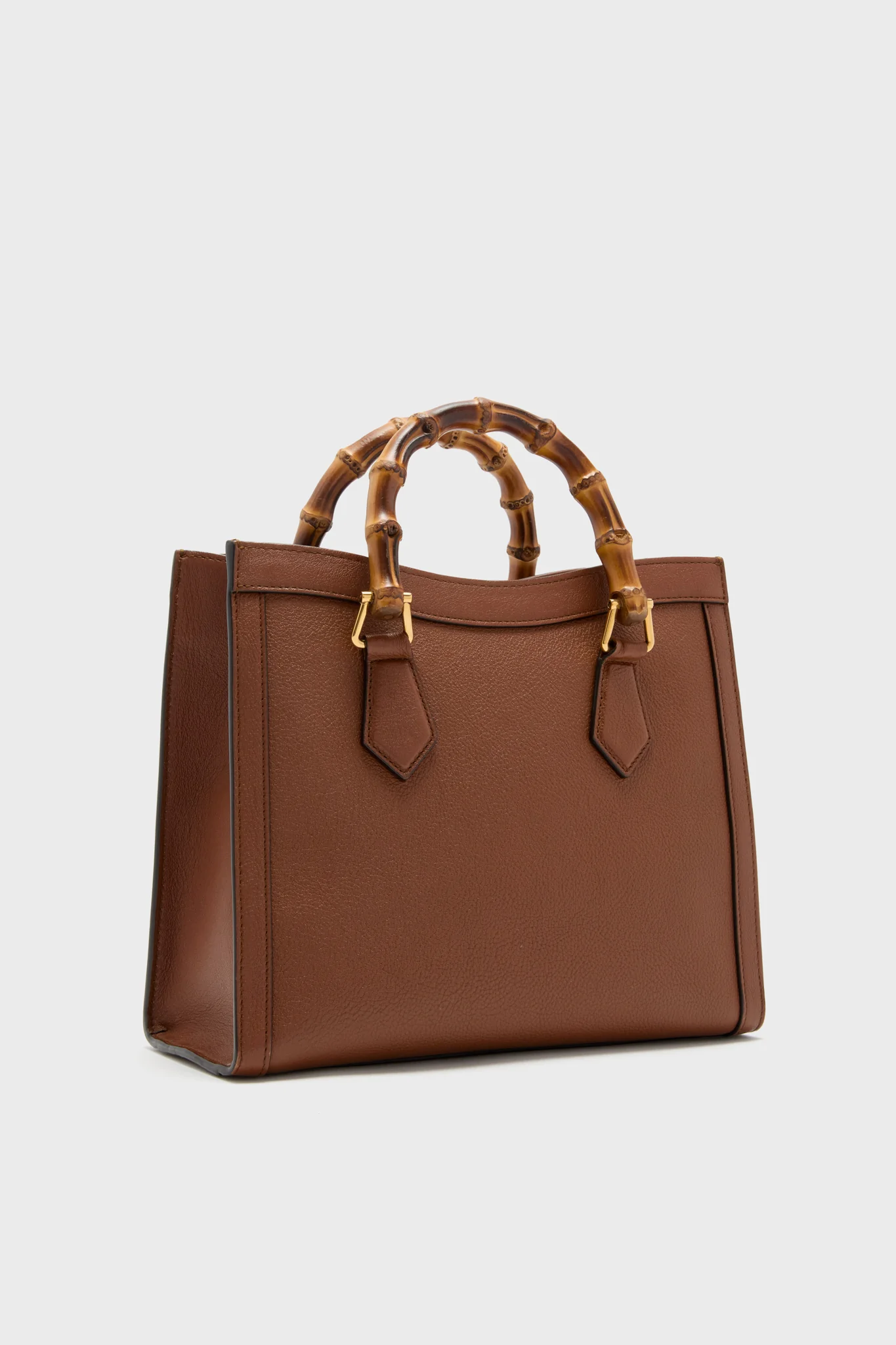 Gucci Brown Diana Bamboo Handle Tote - Image 4