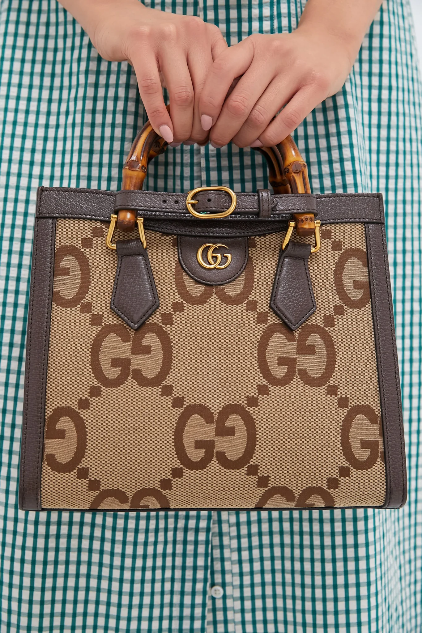 GUCCI Monogram Small Diana Tote Bag - Image 2