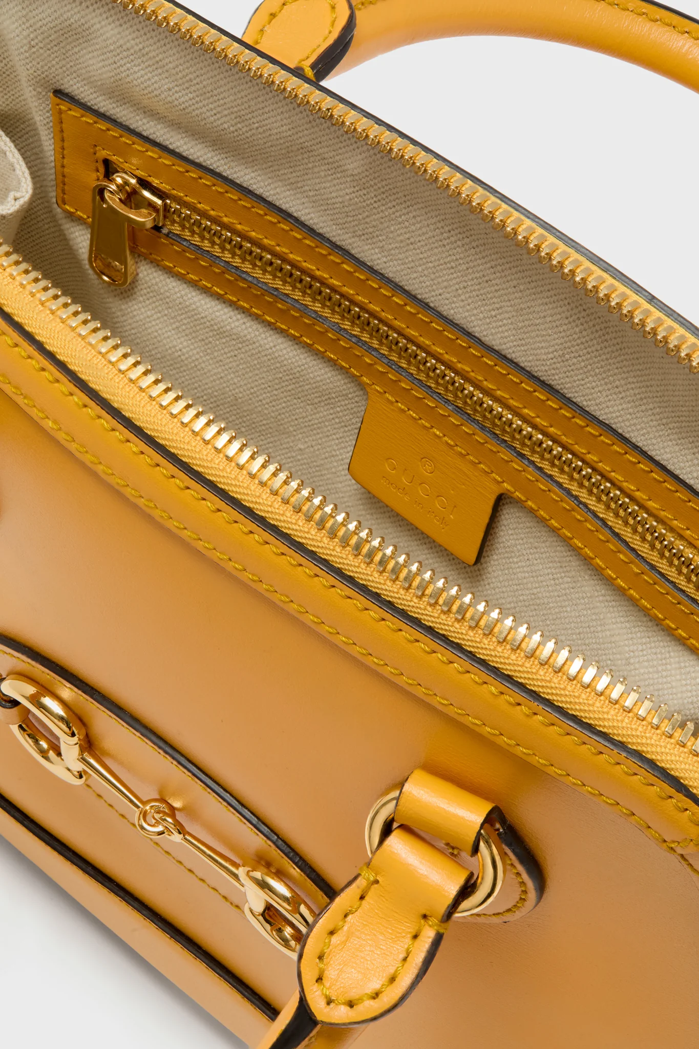 Gucci Orange Horsebit 1955 Small Handle Bag - Image 6
