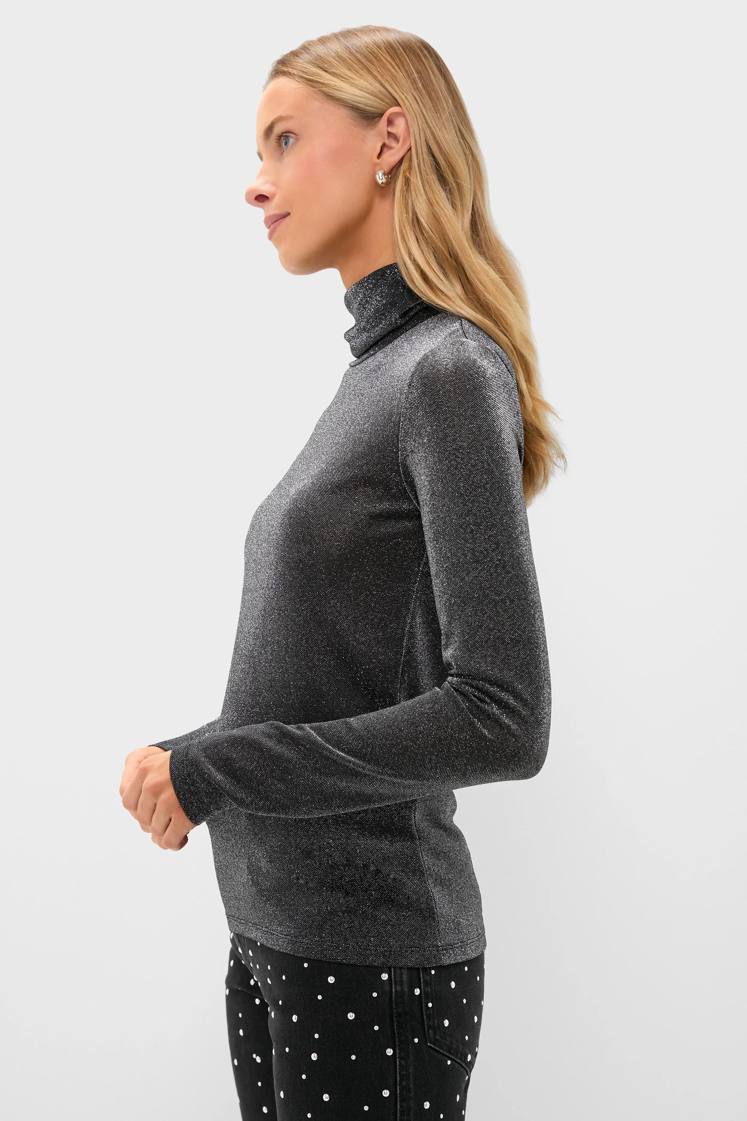 Gun Metal Jadia Turtleneck - Image 3