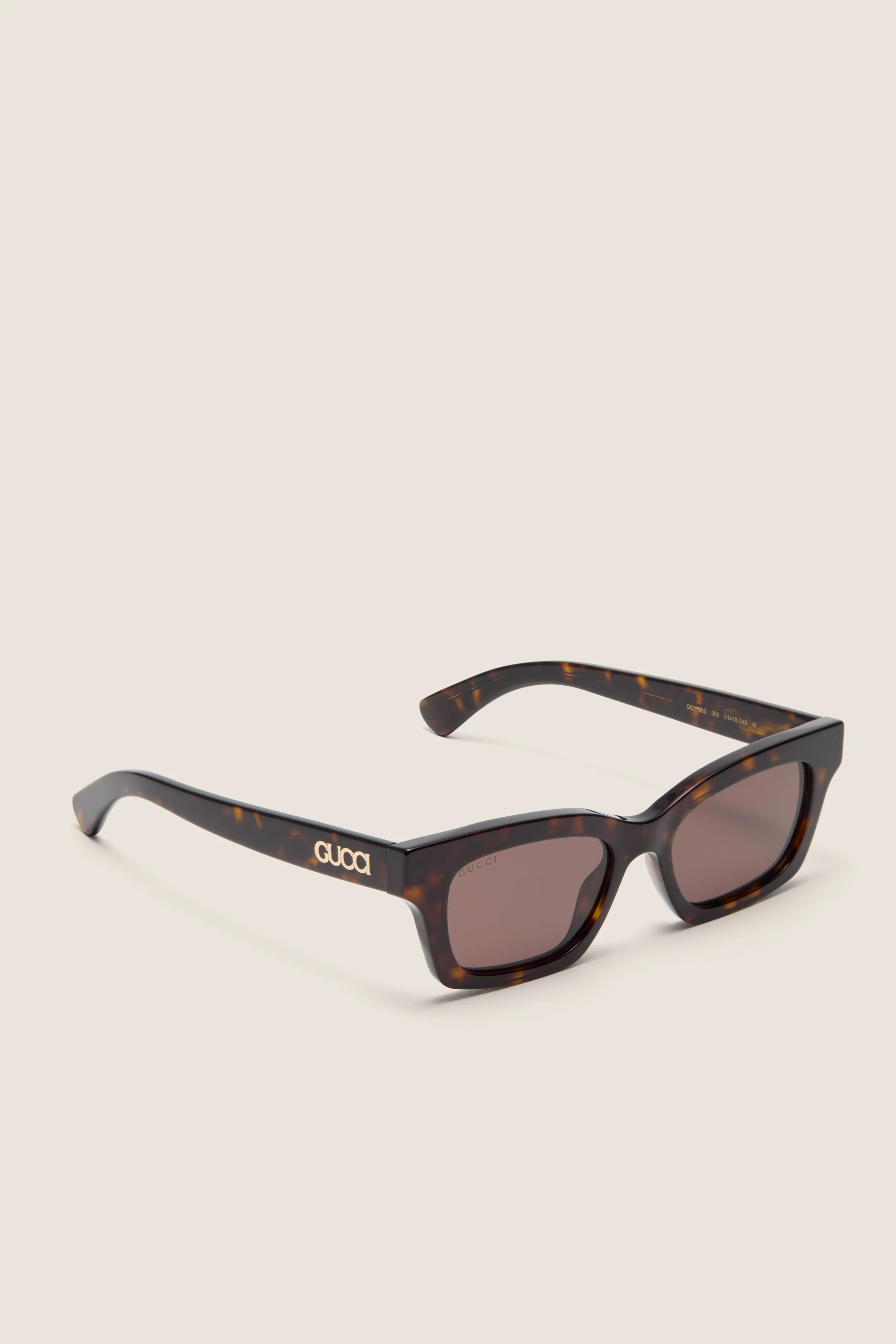 Havana Lettering Cat Eye Sunglasses - Image 3