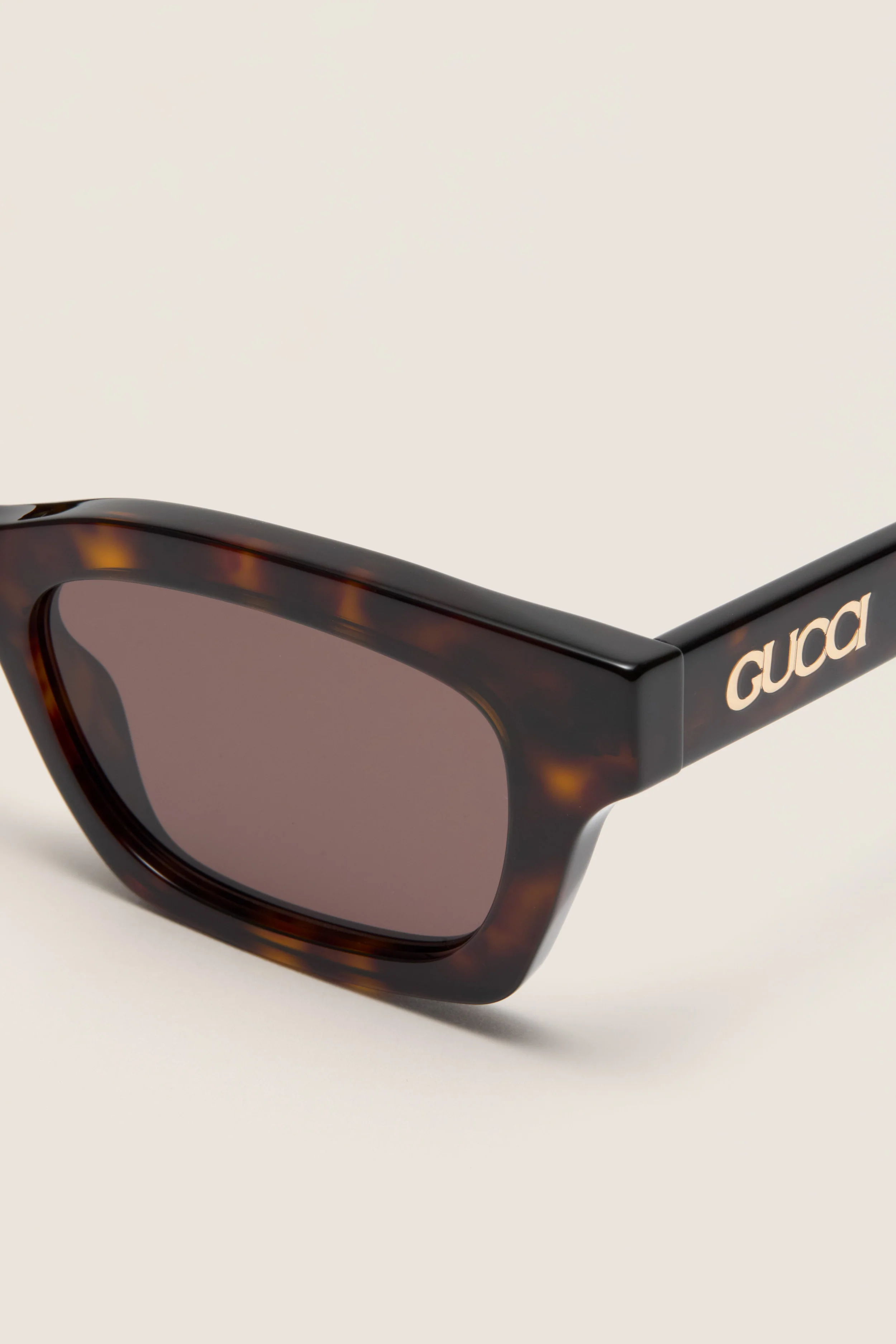 Havana Lettering Cat Eye Sunglasses - Image 4