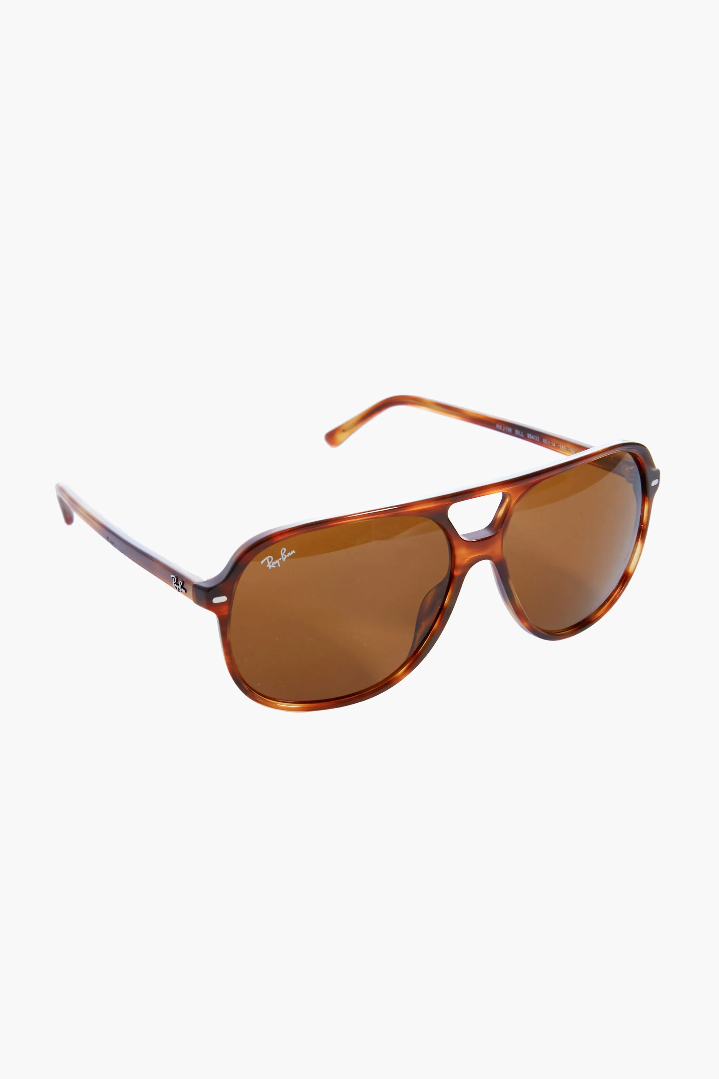 Havana Stripe Bill Sunglasses - Image 3