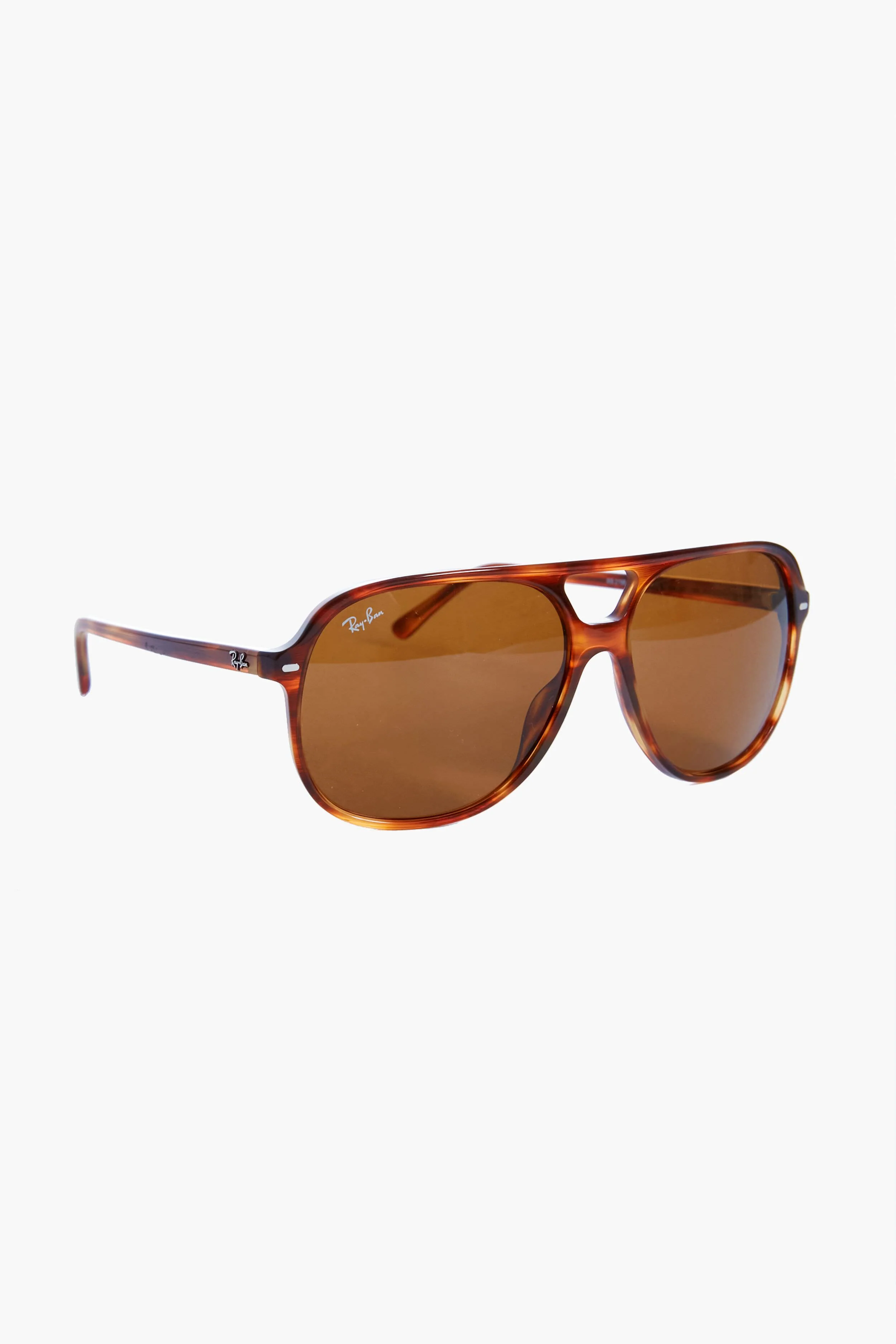 Havana Stripe Bill Sunglasses - Image 4
